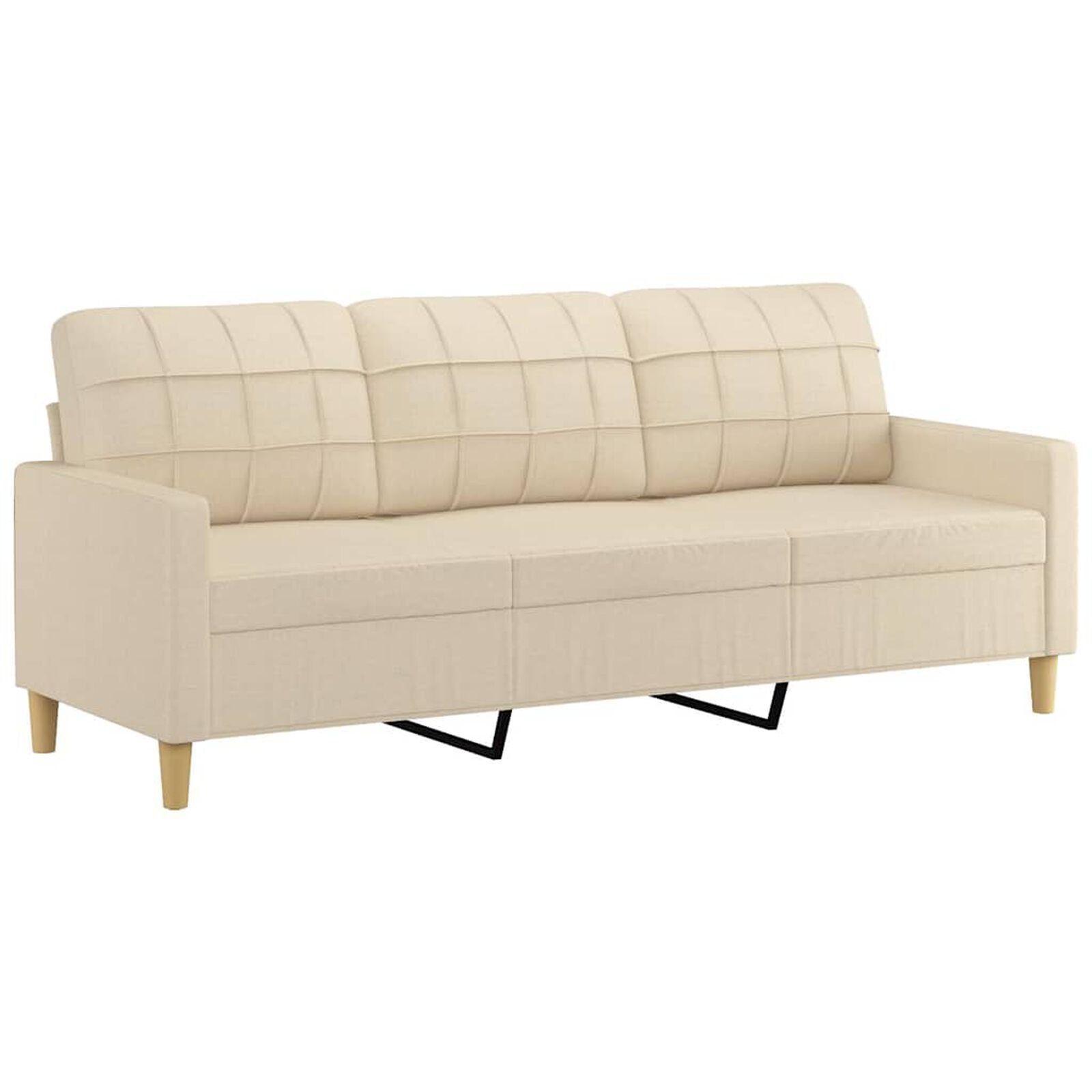 Canapés et fauteuils  VidaXL 359101 Crème