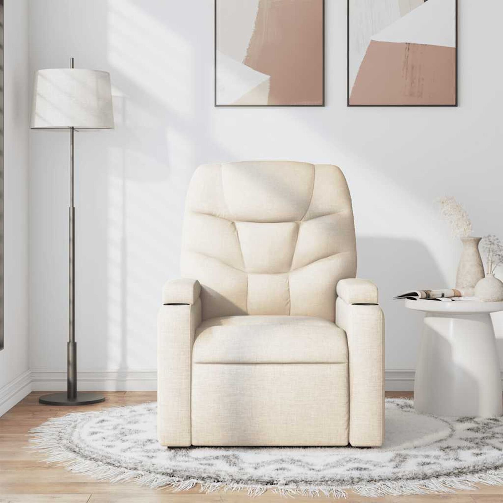 Canapés et fauteuils  VidaXL 372462 Crème