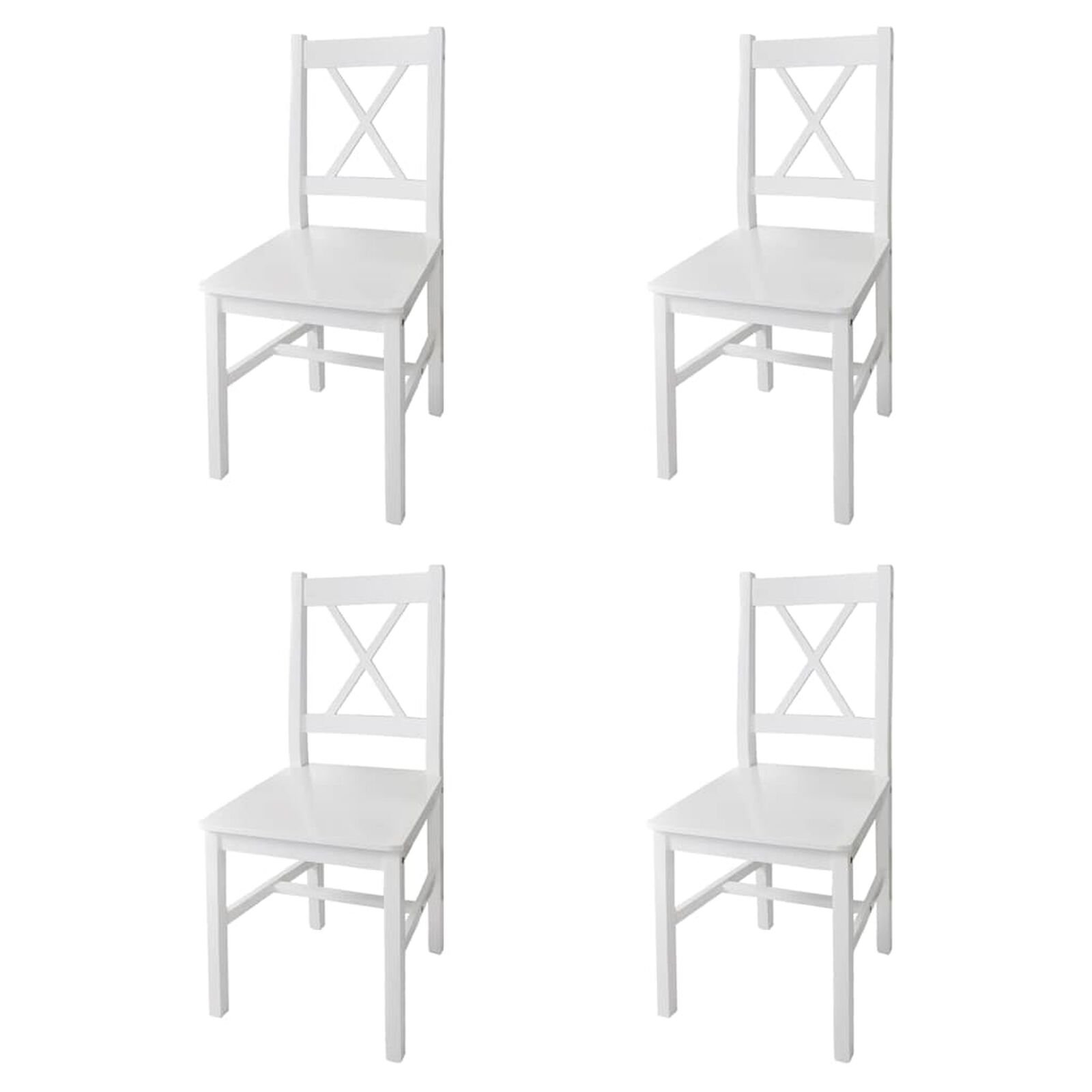 Chaises  VidaXL 241511 Blanc