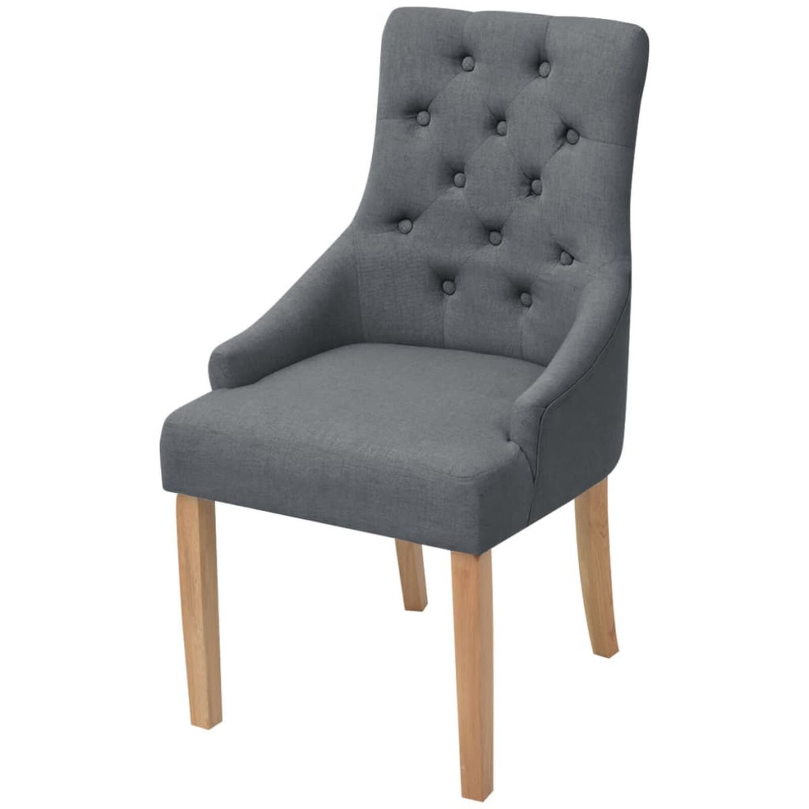 Chaises  VidaXL 243636 Gris foncé