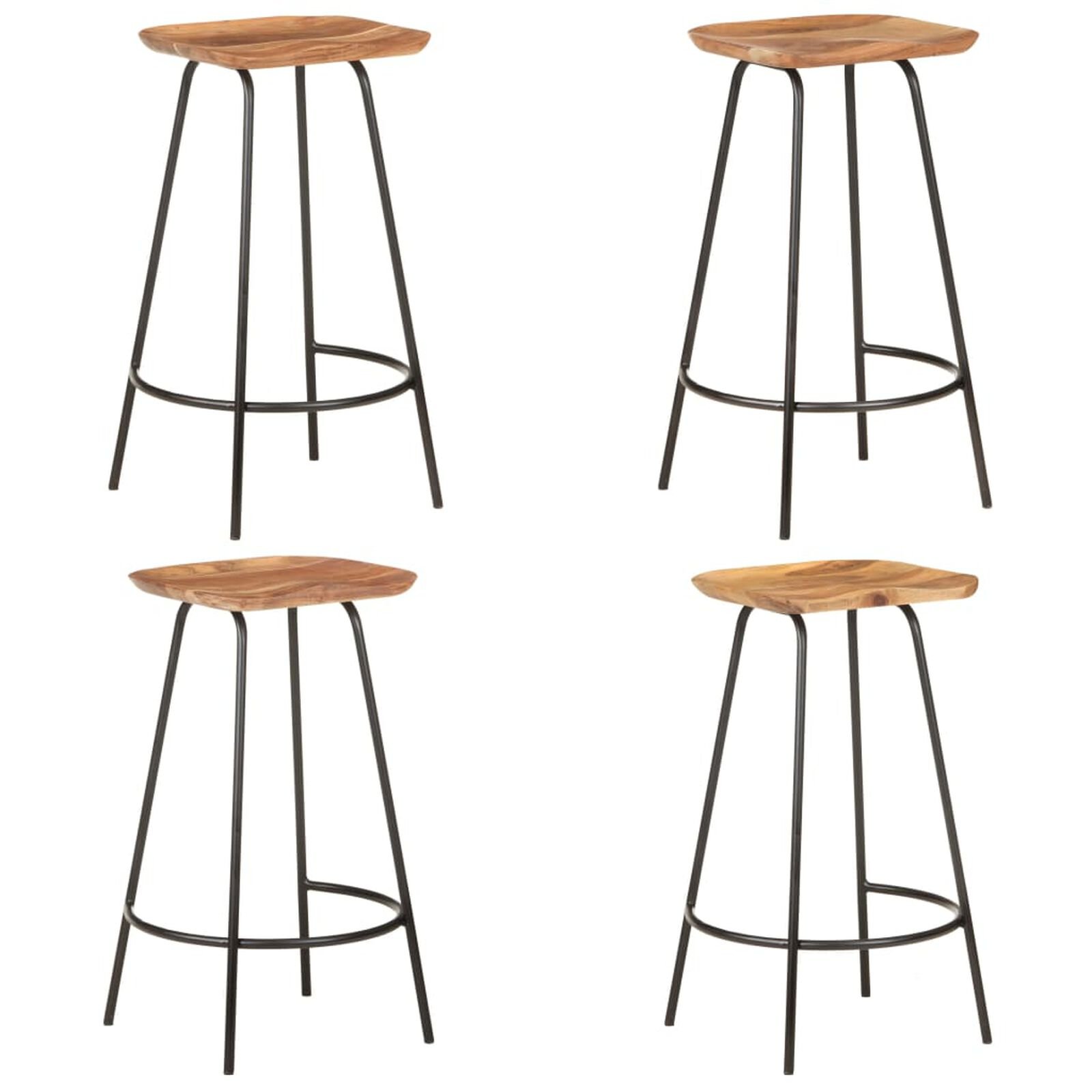 Chaises  VidaXL 320652 Marron