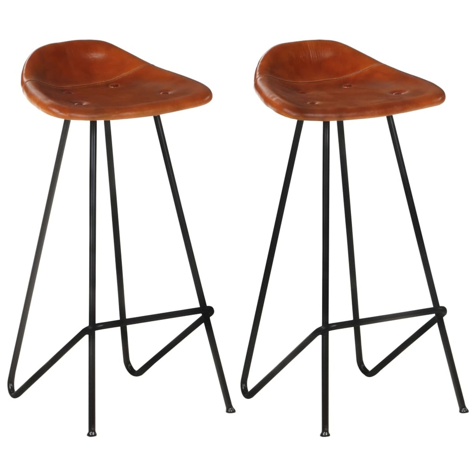Chaises  VidaXL 351115 Marron