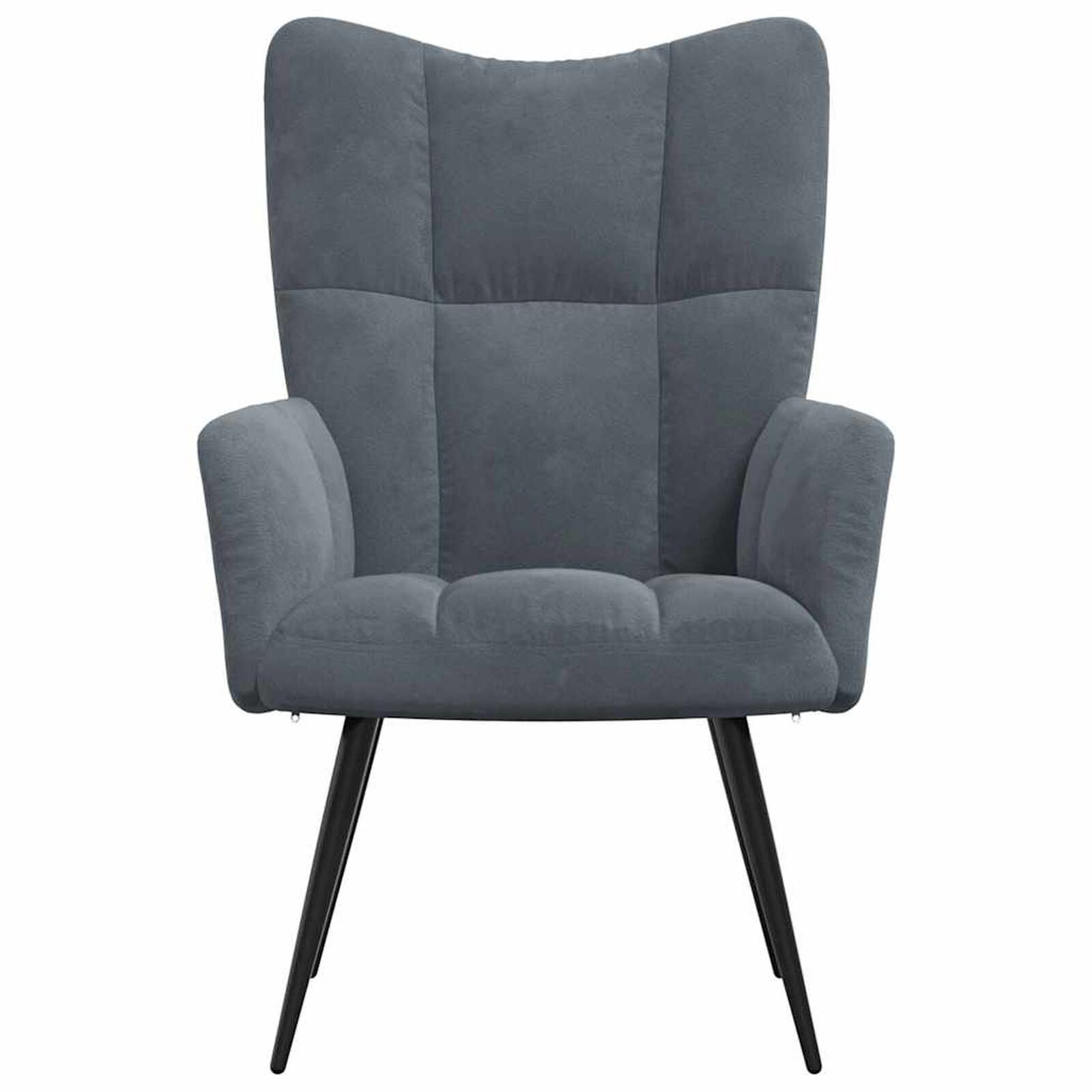 Chaises  VidaXL 354886 Gris foncé
