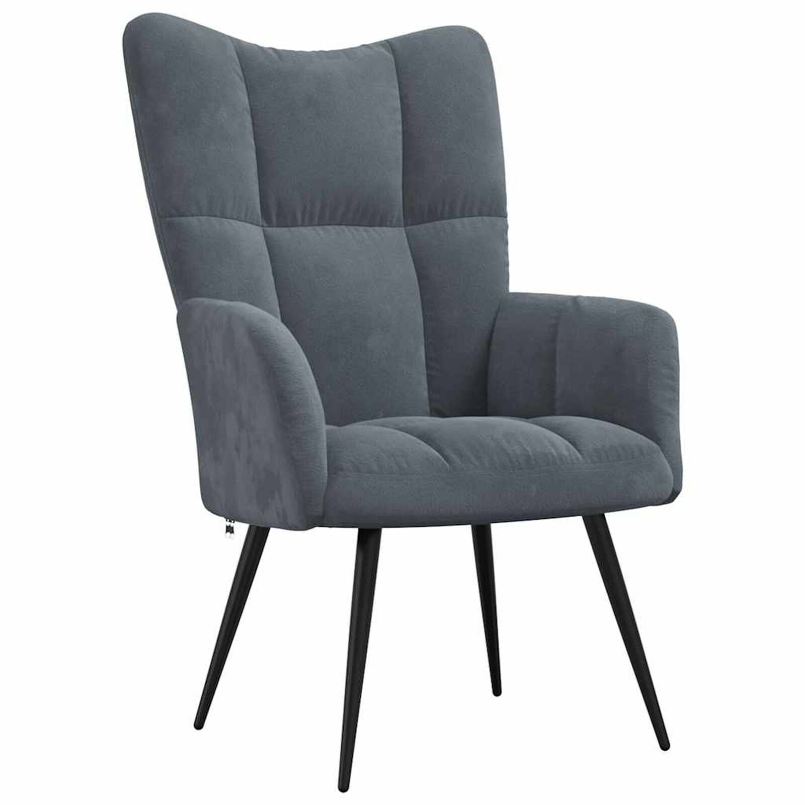 Chaises  VidaXL 354886 Gris foncé