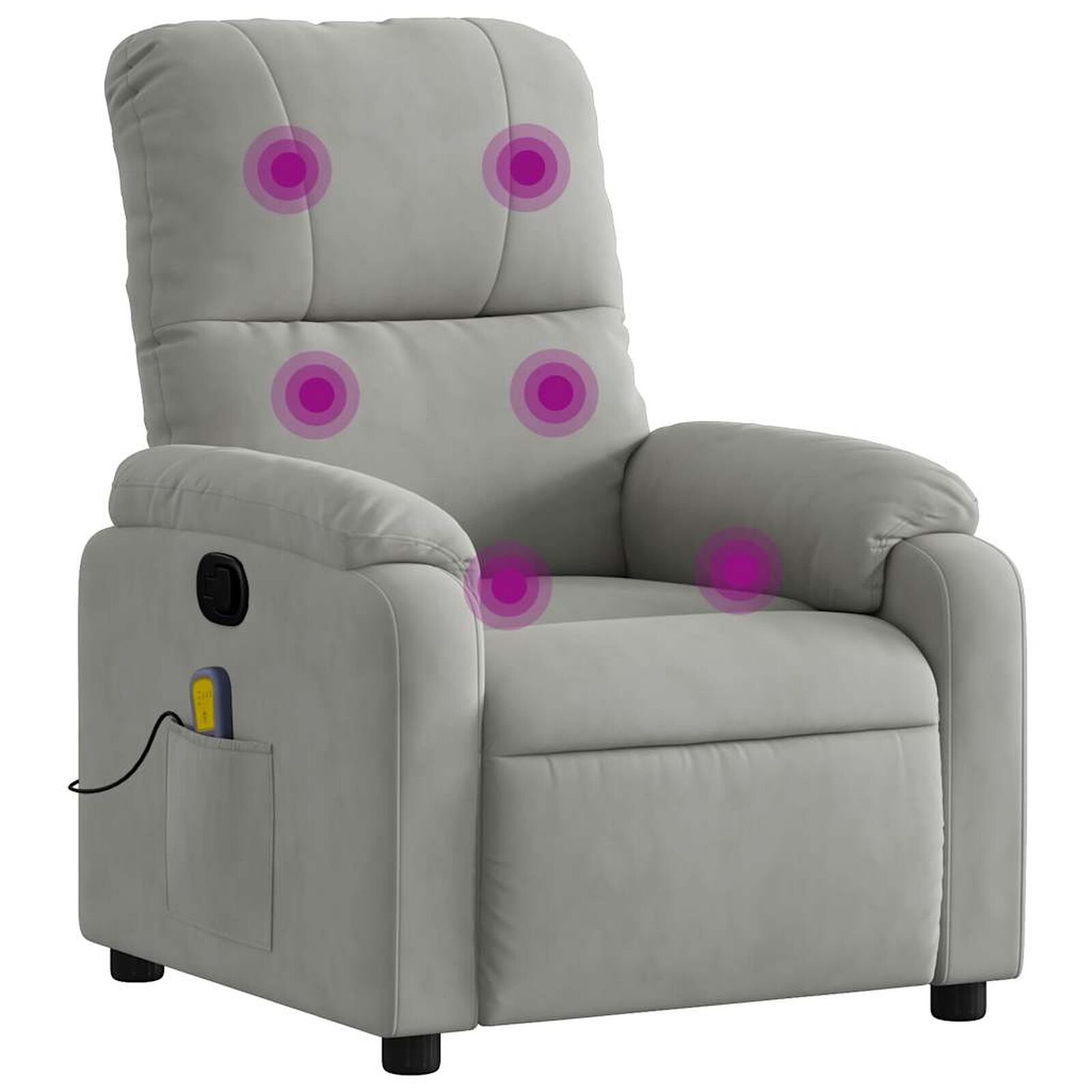 Chaises  VidaXL 373457 Gris clair