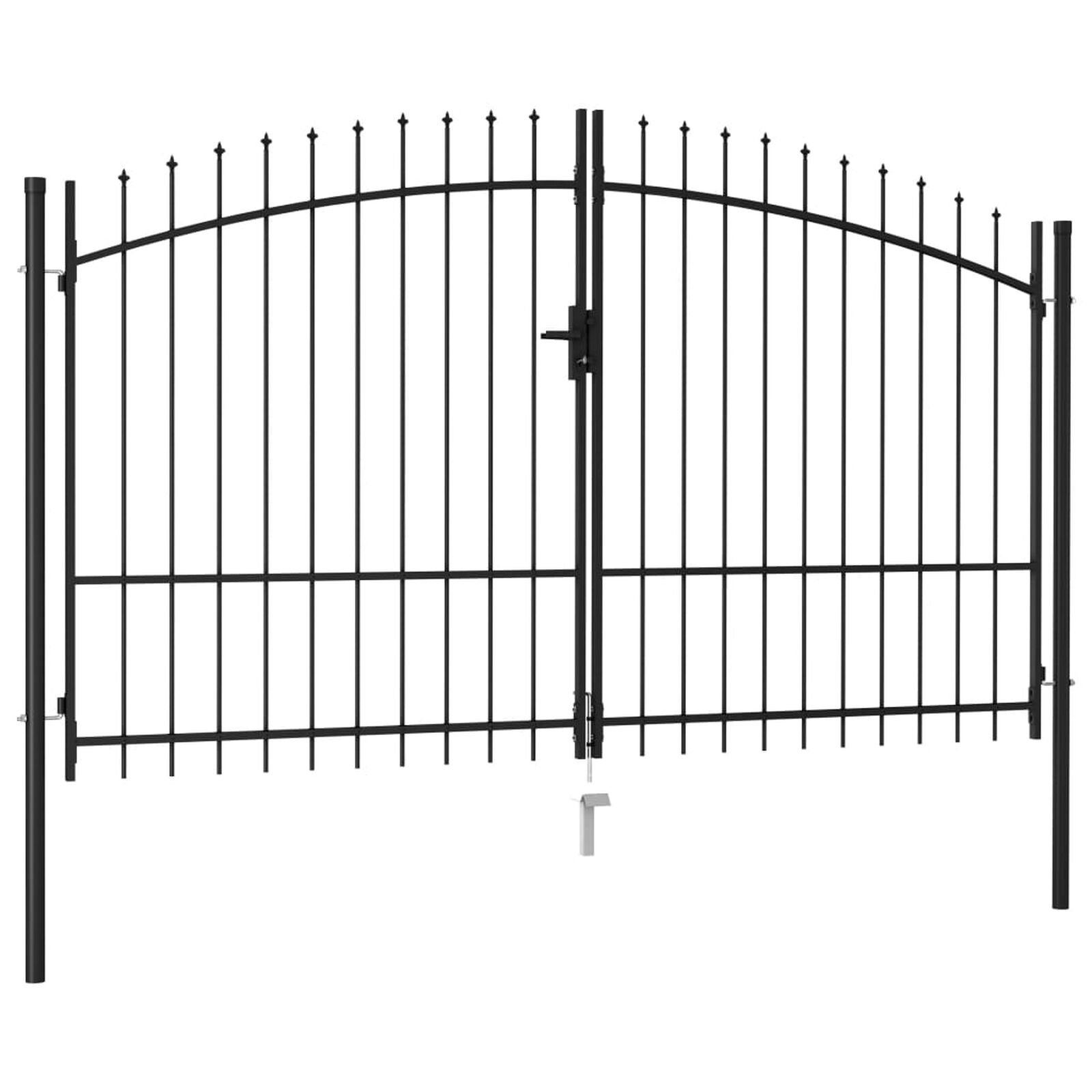 Clôtures et barrières   VidaXL 145737 Noir