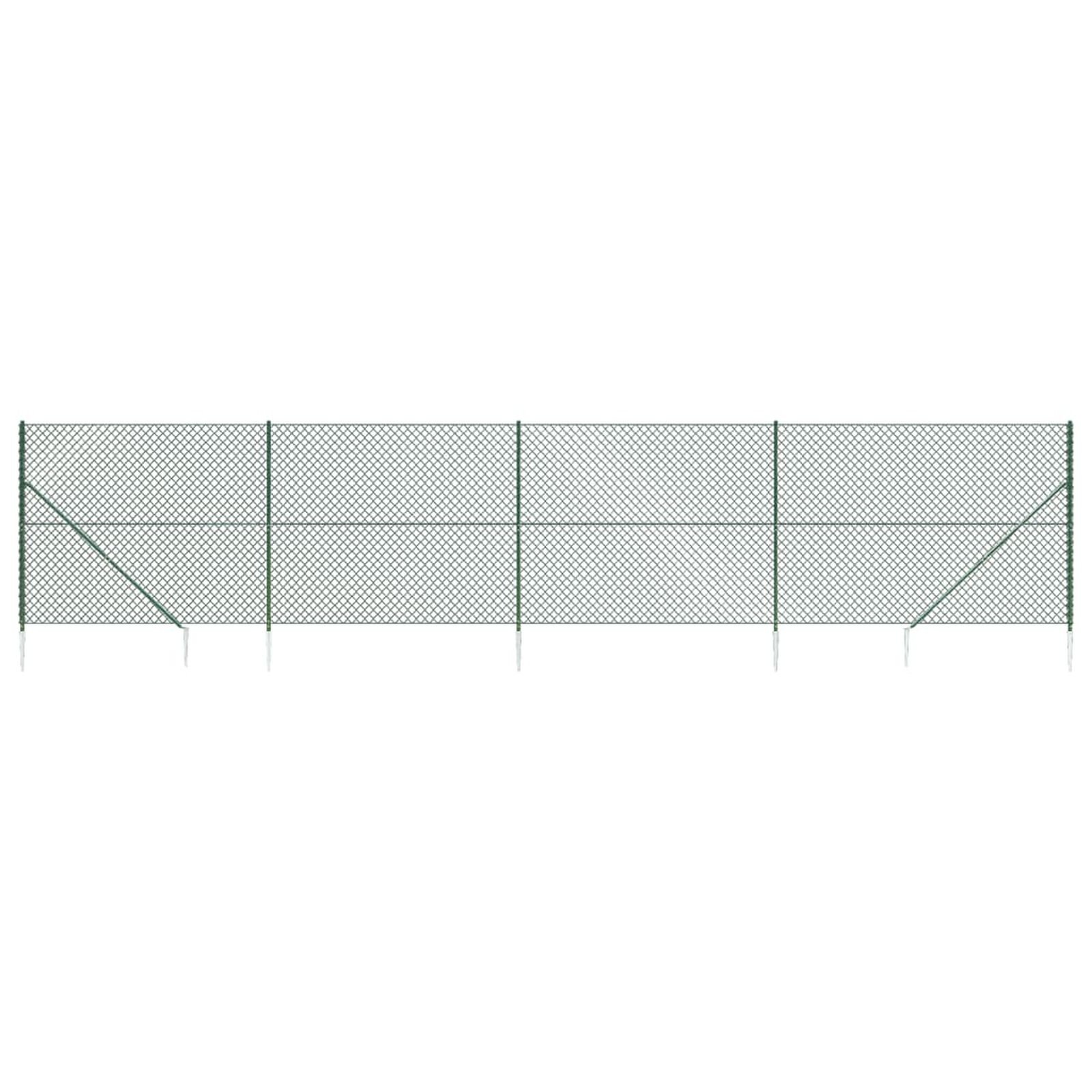 Clôtures et barrières   VidaXL 153925 Vert