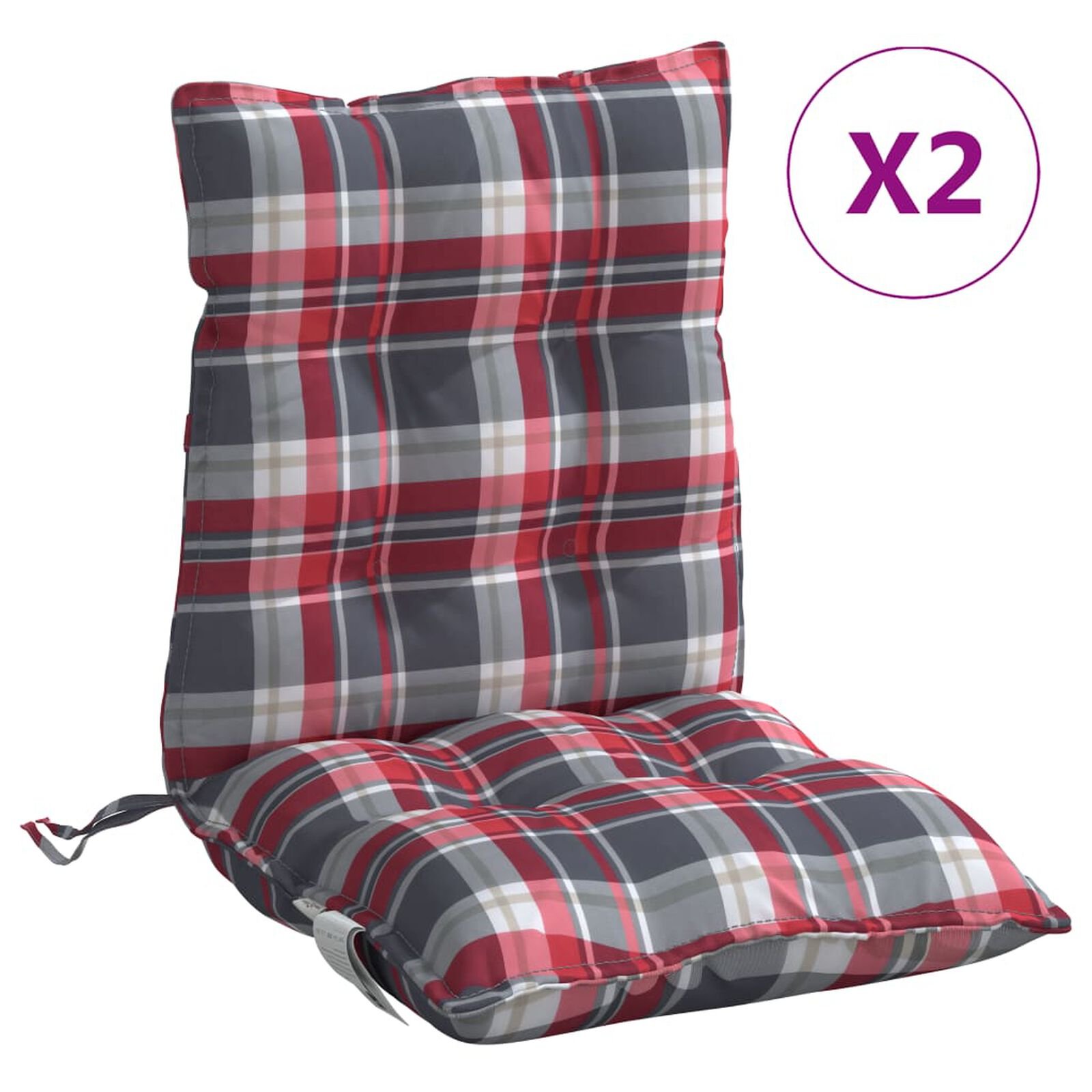 Décor   VidaXL 377710 carreaux rouge 