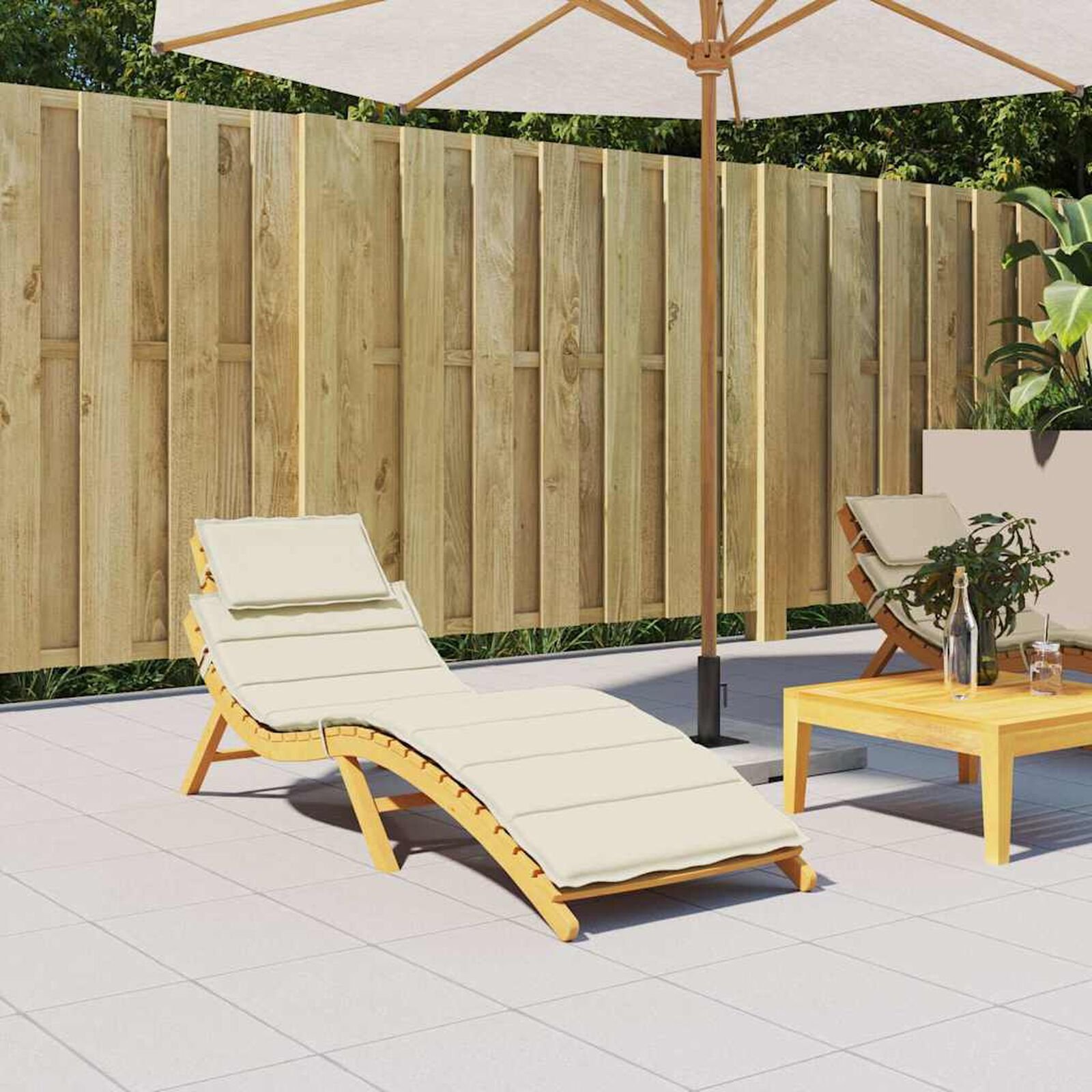 Décor   VidaXL 378685 Crème