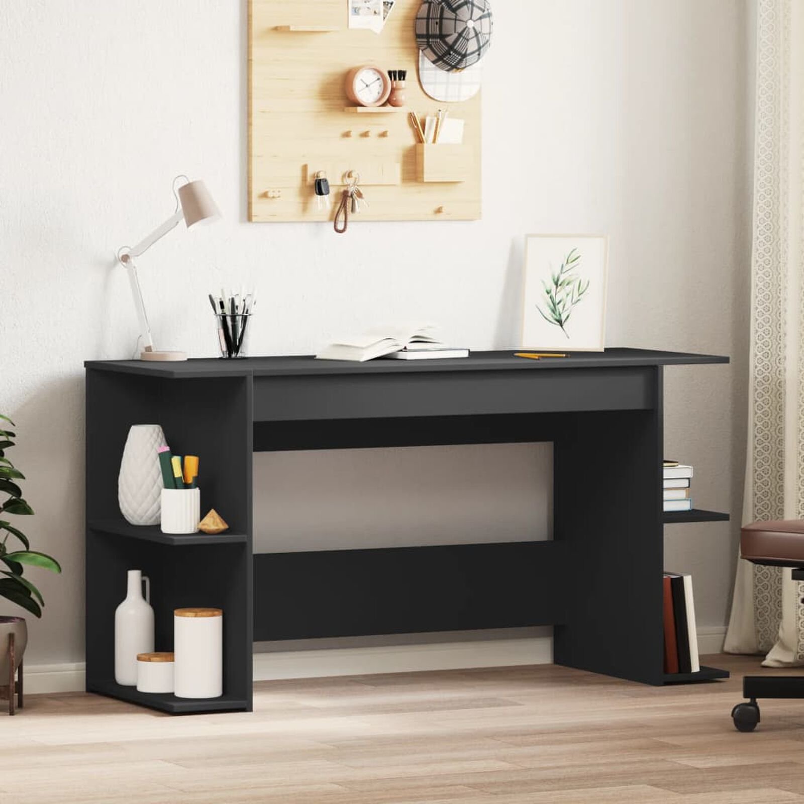 Meubles de bureau  VidaXL 840549 Noir