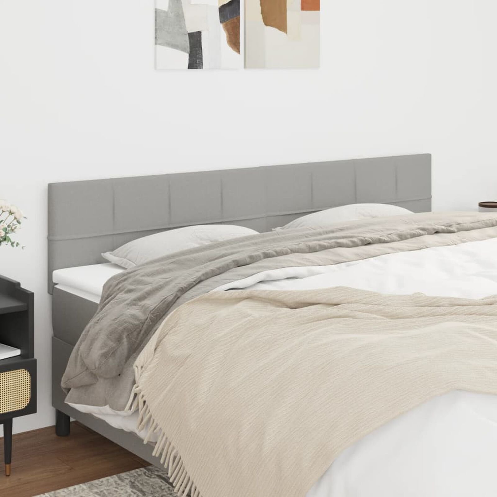 Meubles de chambre  VidaXL 346088 Gris clair