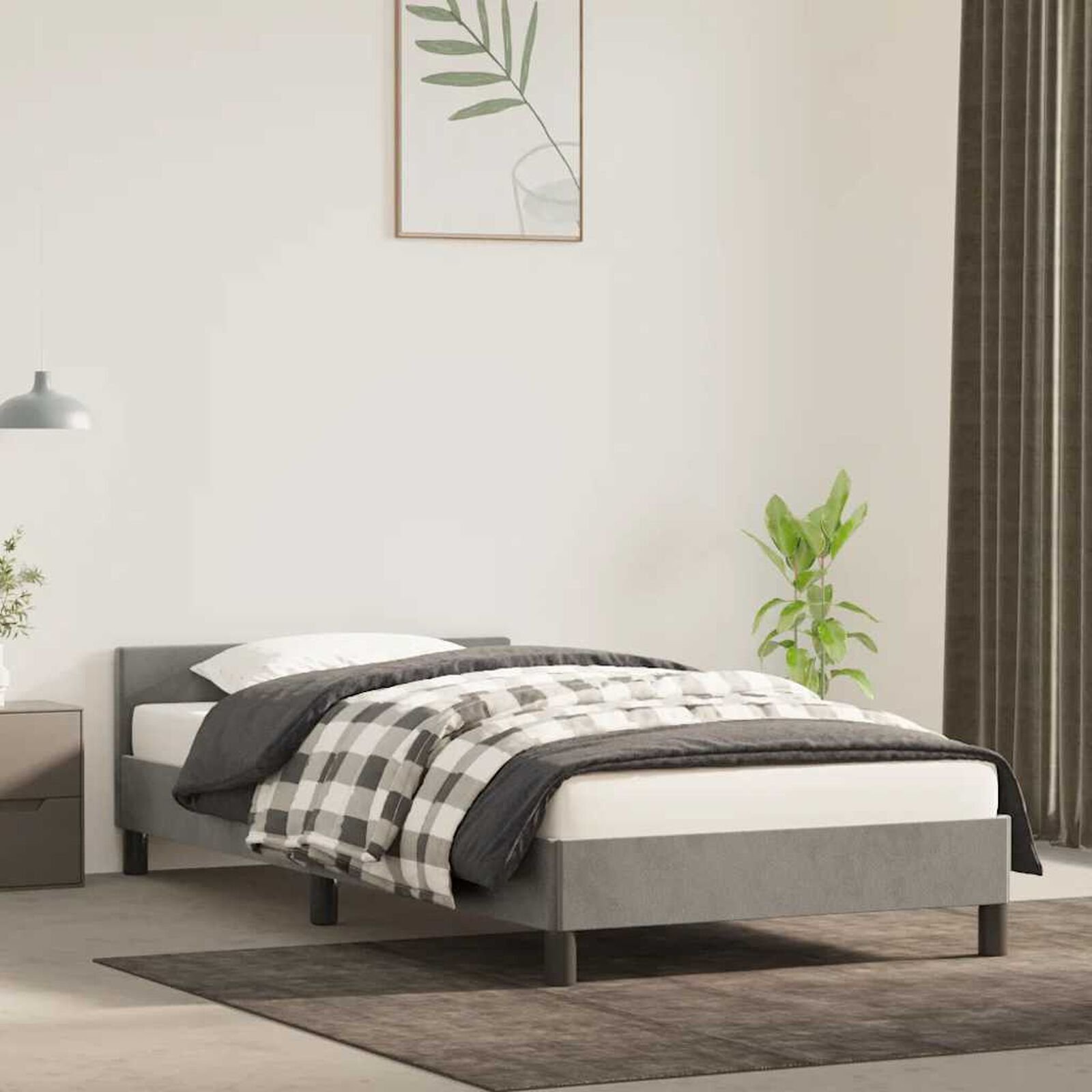Meubles de chambre  VidaXL 347537 Gris clair