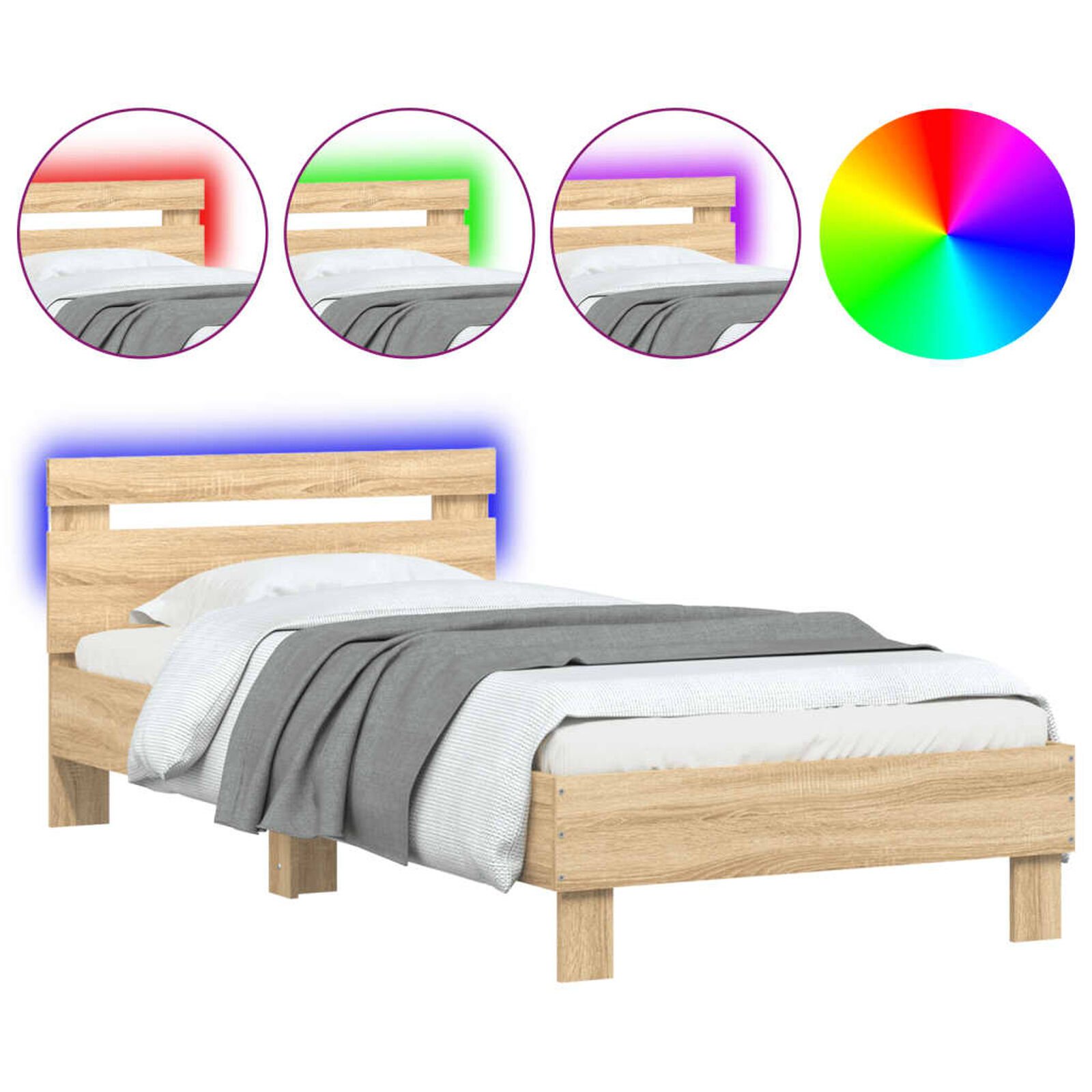 Meubles de chambre  VidaXL 863800 Chene