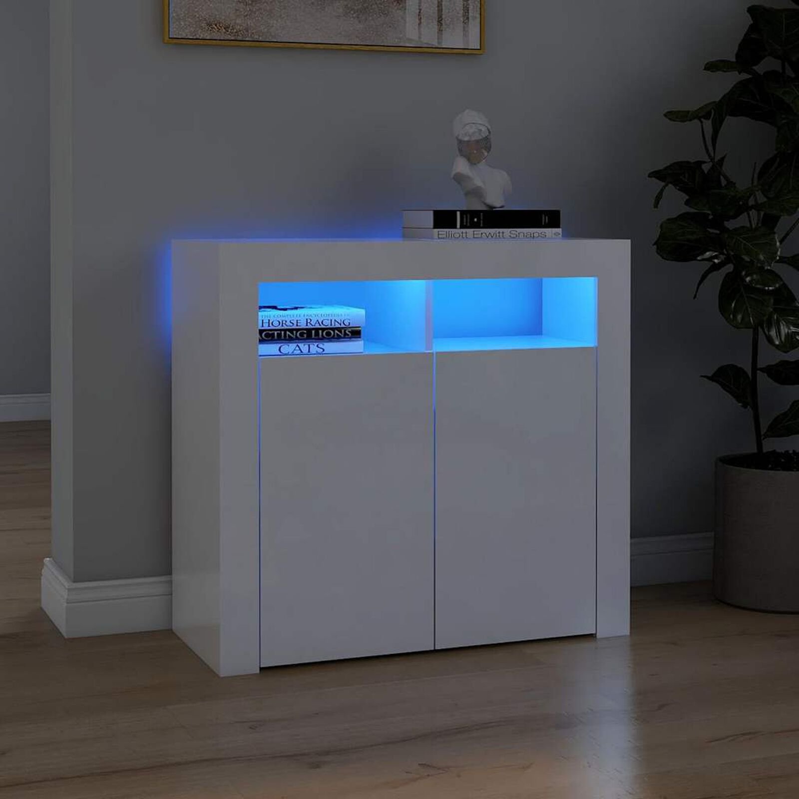Meubles de rangement  VidaXL 822728 Blanc