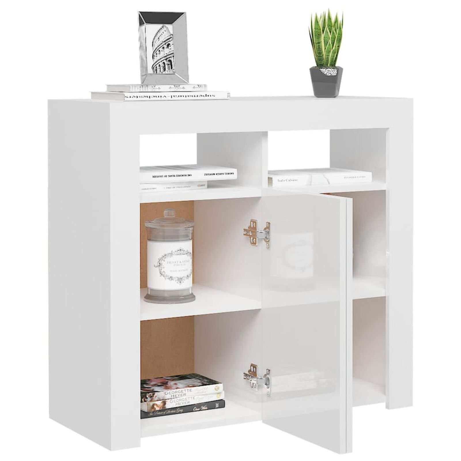 Meubles de rangement  VidaXL 822728 Blanc