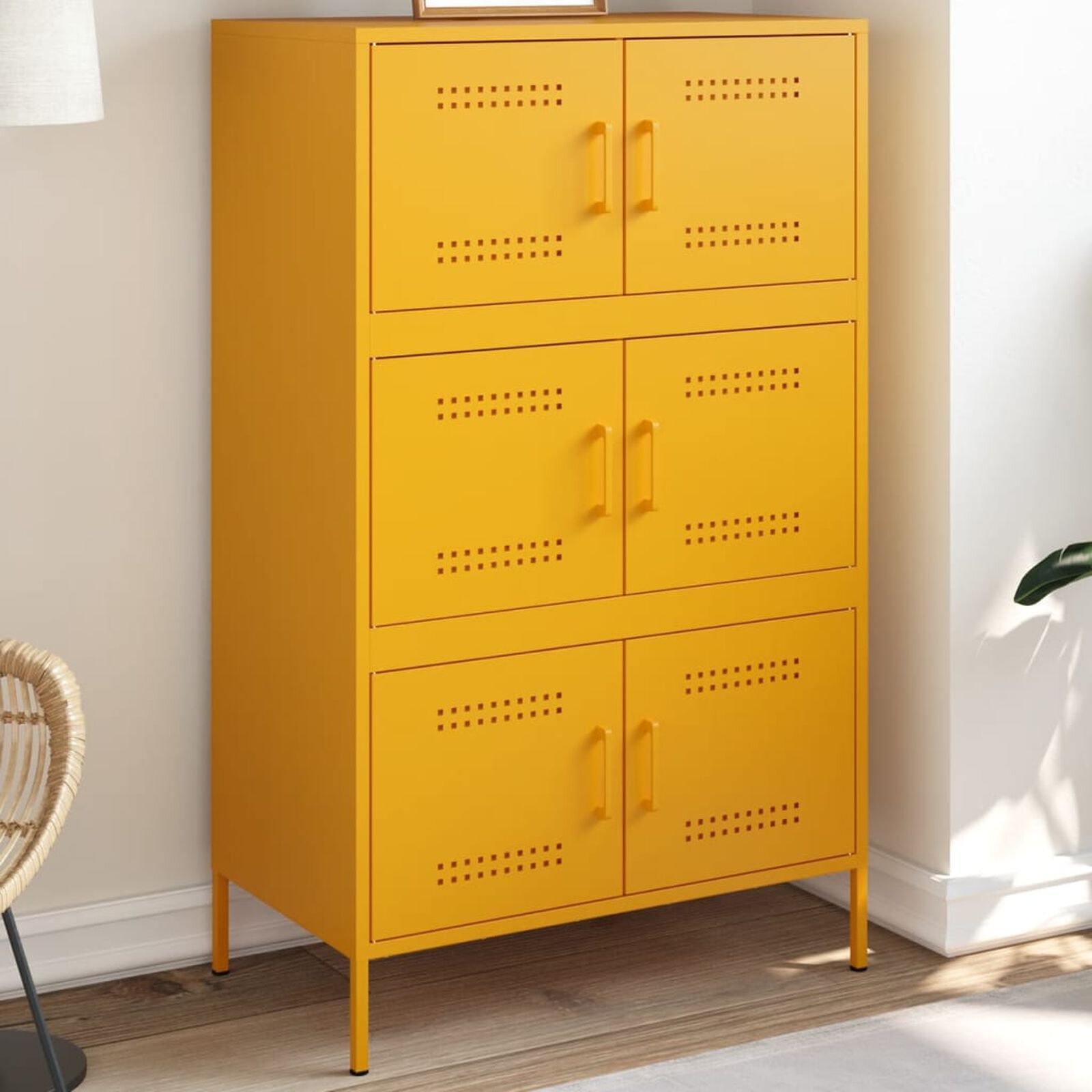 Meubles de rangement  VidaXL 842961 Jaune