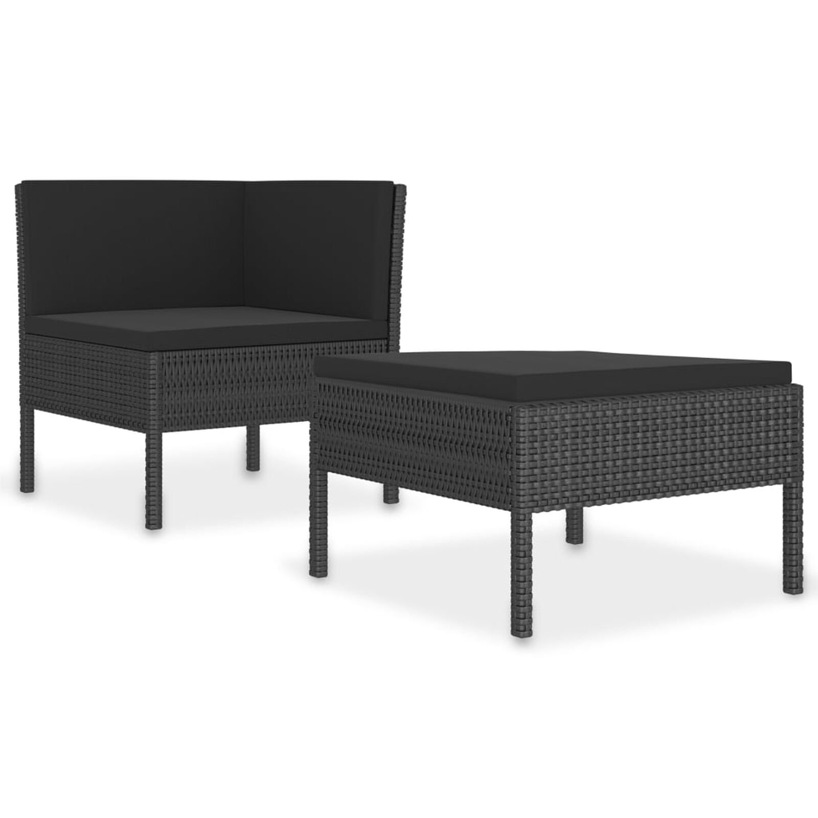 Mobilier d'extérieur  VidaXL 310207 Noir