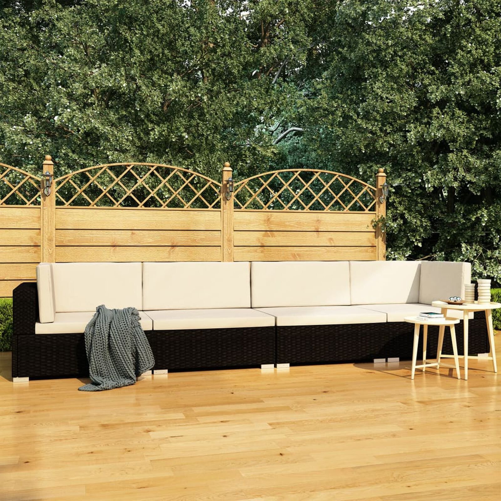 Mobilier d'extérieur  VidaXL 313696 Noir