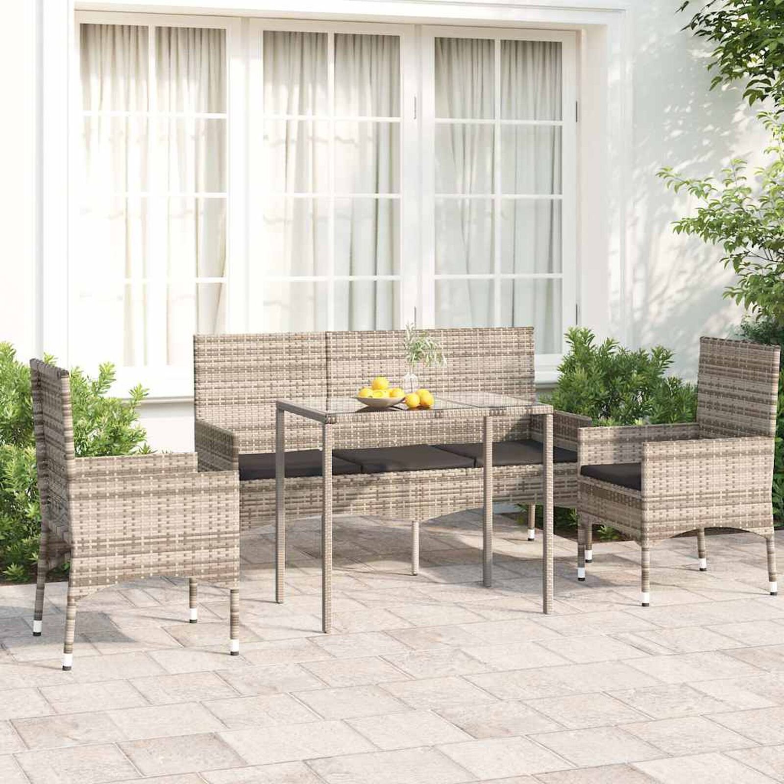Mobilier d'extérieur  VidaXL 319505 Gris