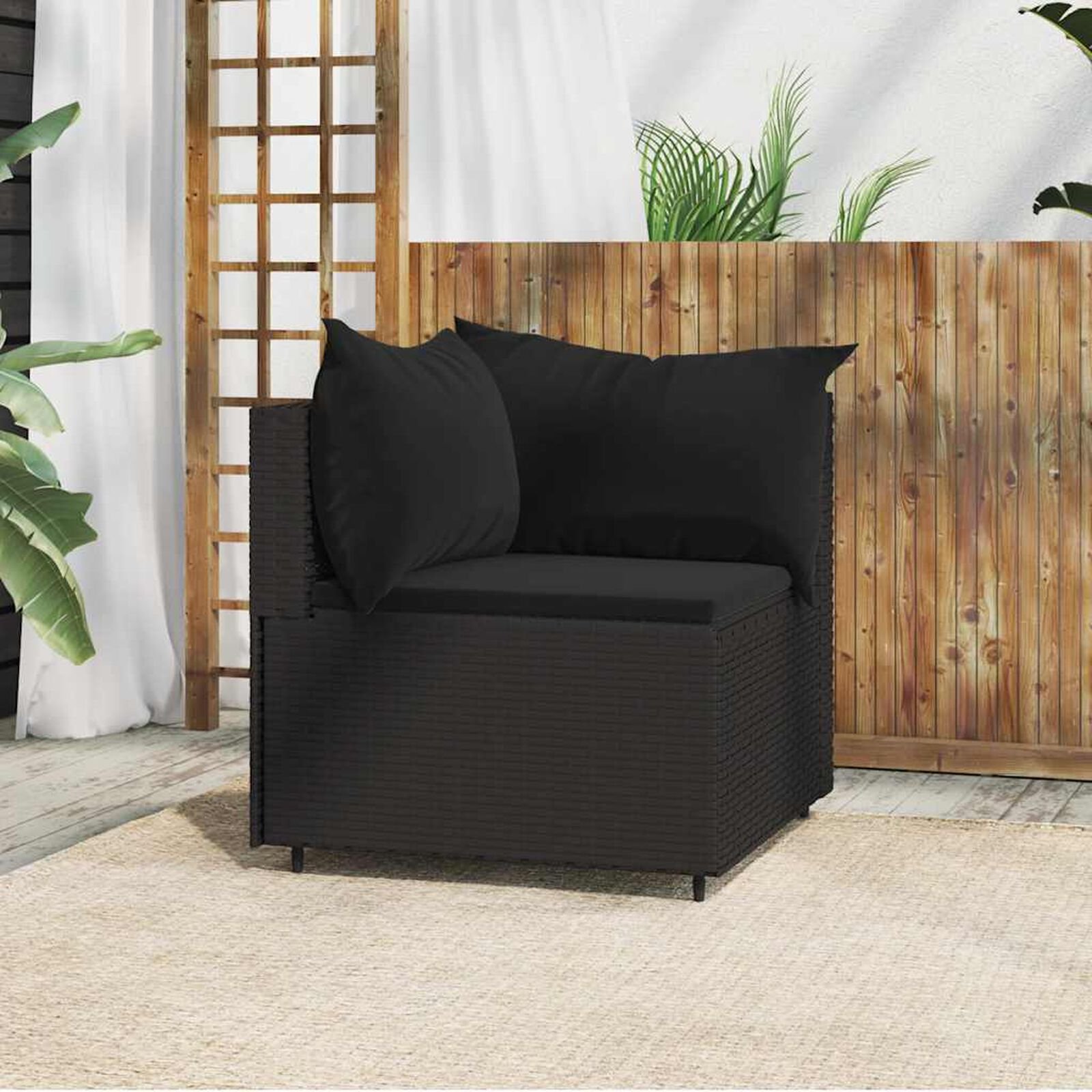 Mobilier d'extérieur  VidaXL 319777 Noir 