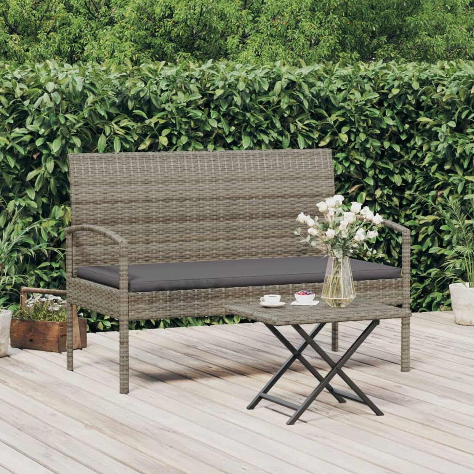 Mobilier d'extérieur  VidaXL 362167 Gris