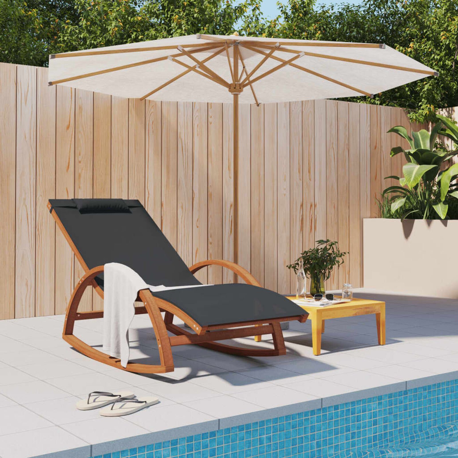 Mobilier d'extérieur  VidaXL 363472 Gris