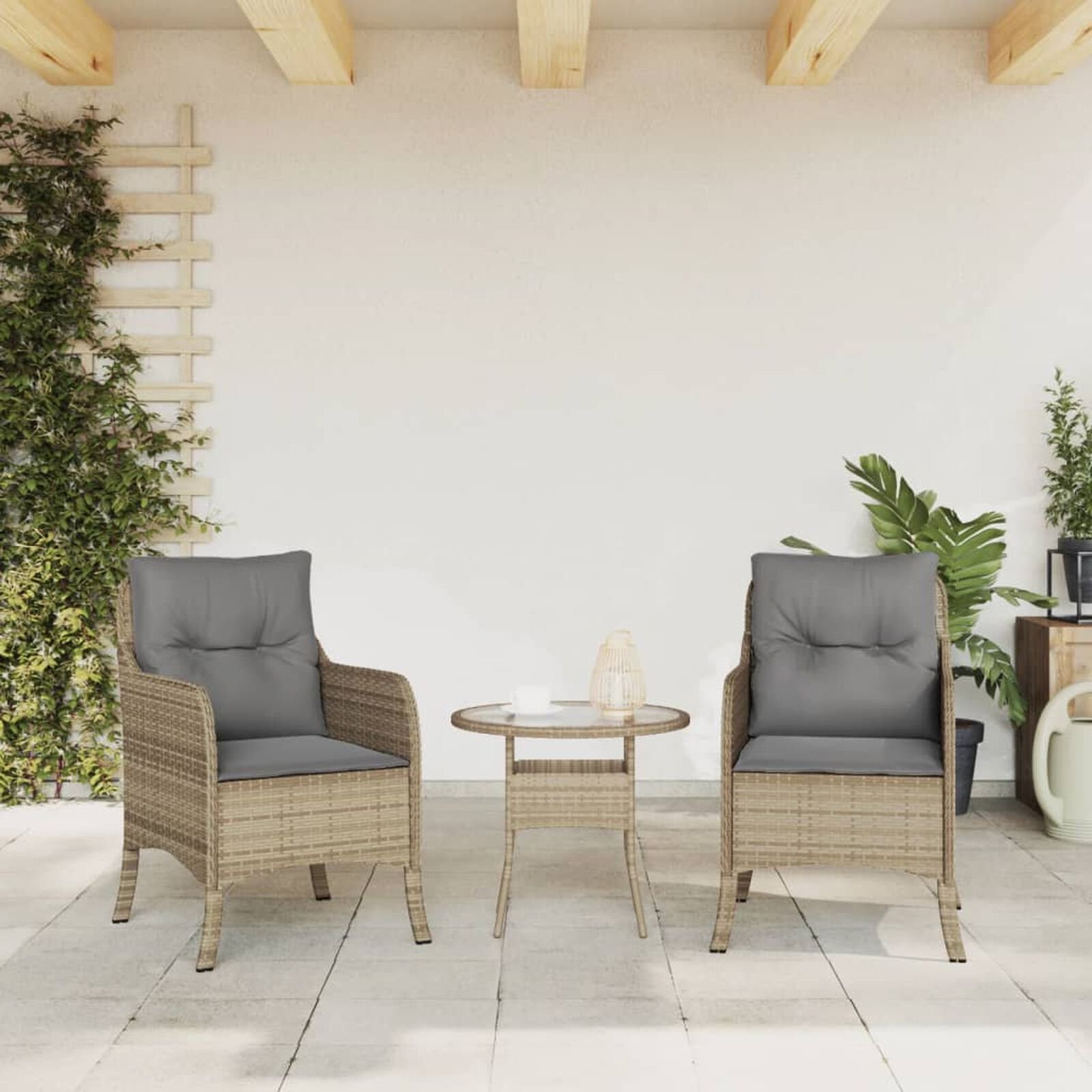 Mobilier d'extérieur  VidaXL 365149 Beige