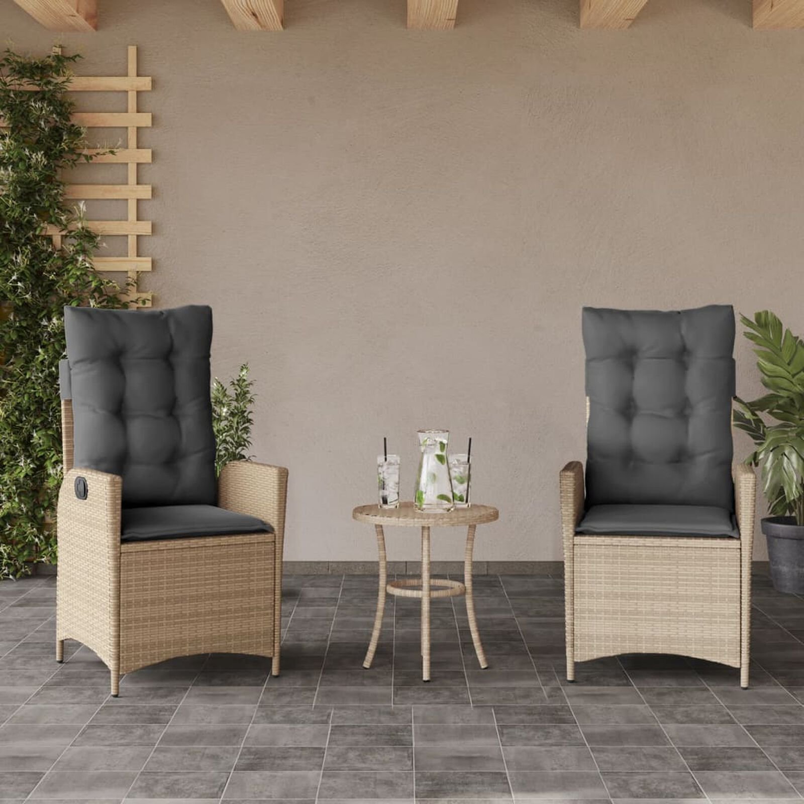 Mobilier d'extérieur  VidaXL 365269 Beiges