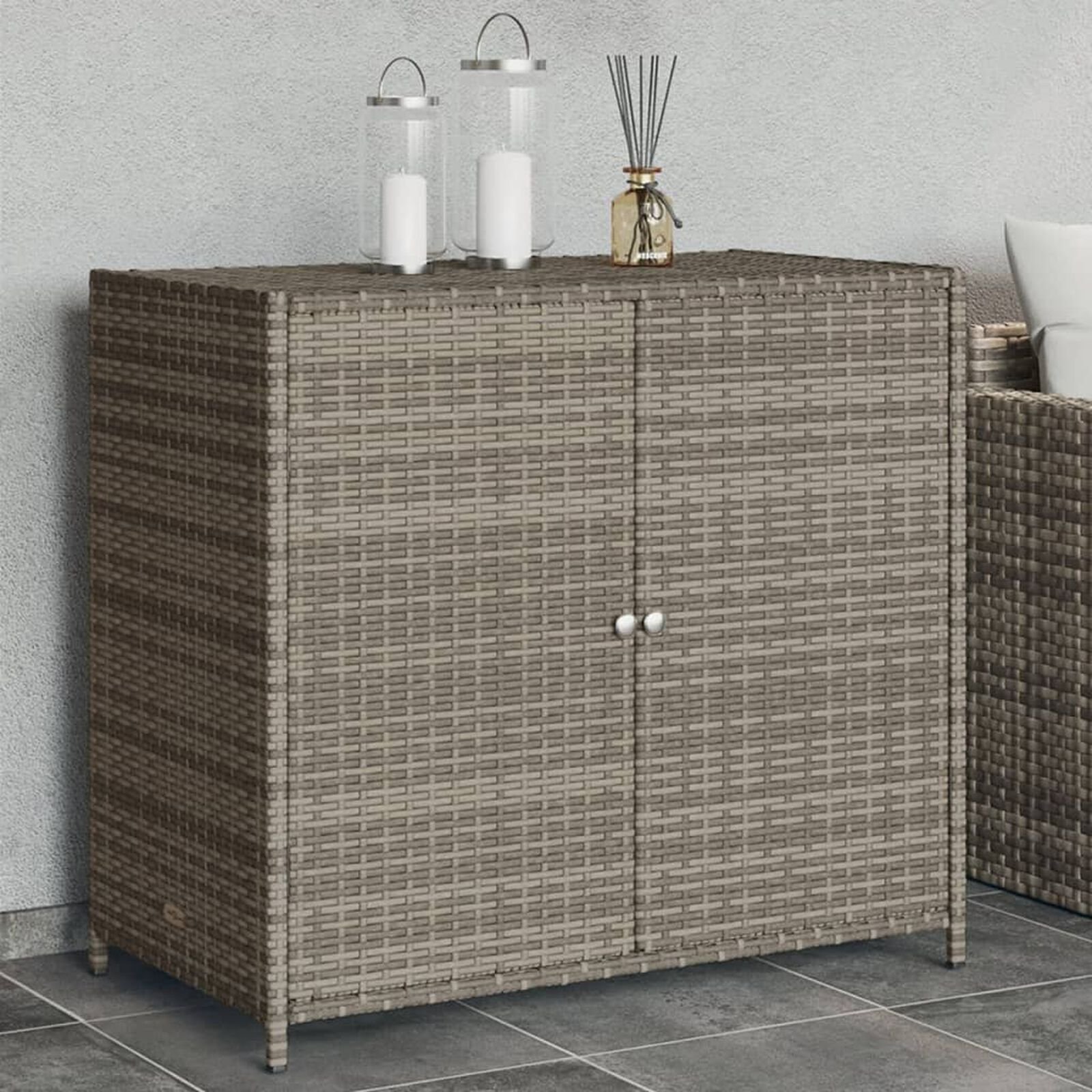 Mobilier d'extérieur  VidaXL 365545 Gris