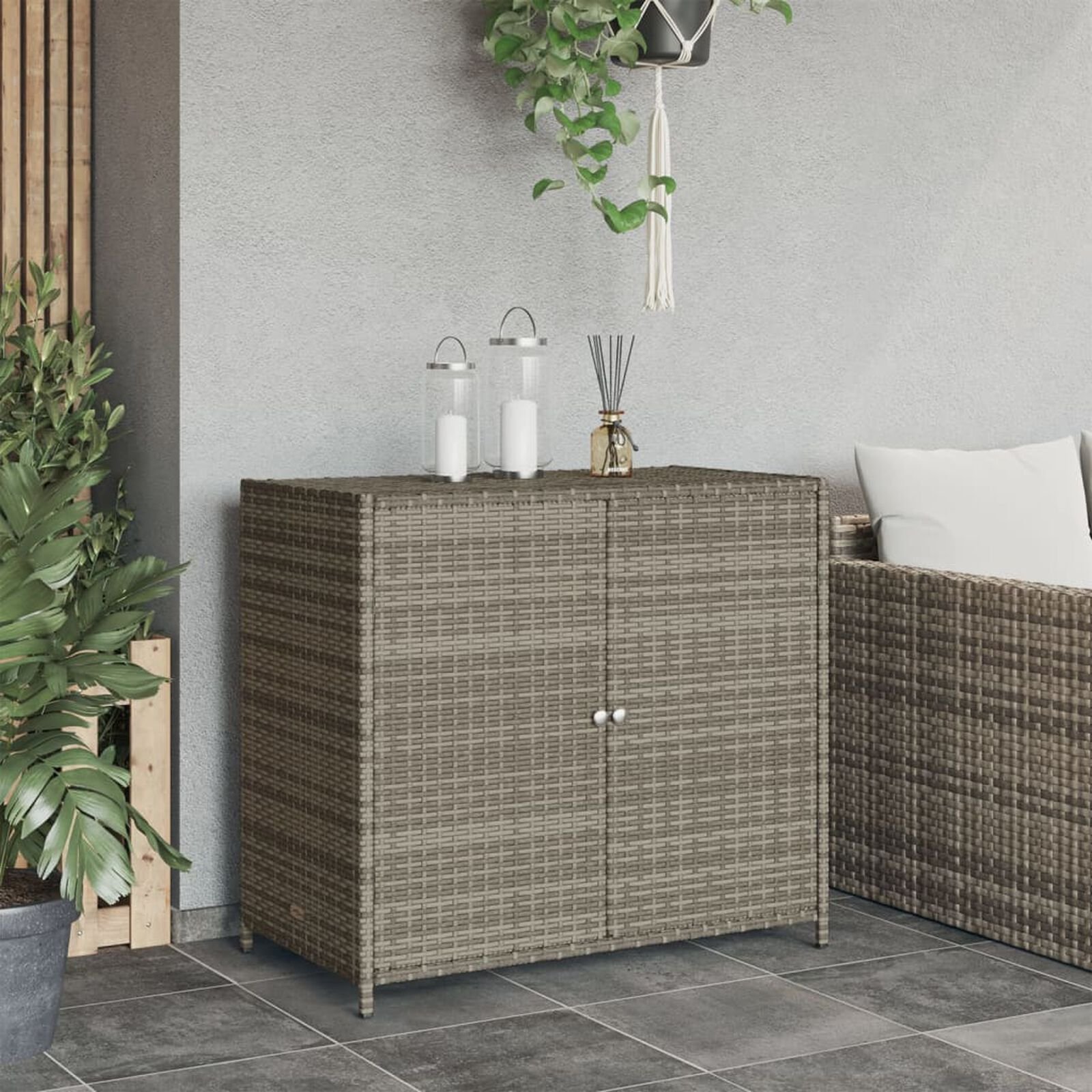 Mobilier d'extérieur  VidaXL 365545 Gris
