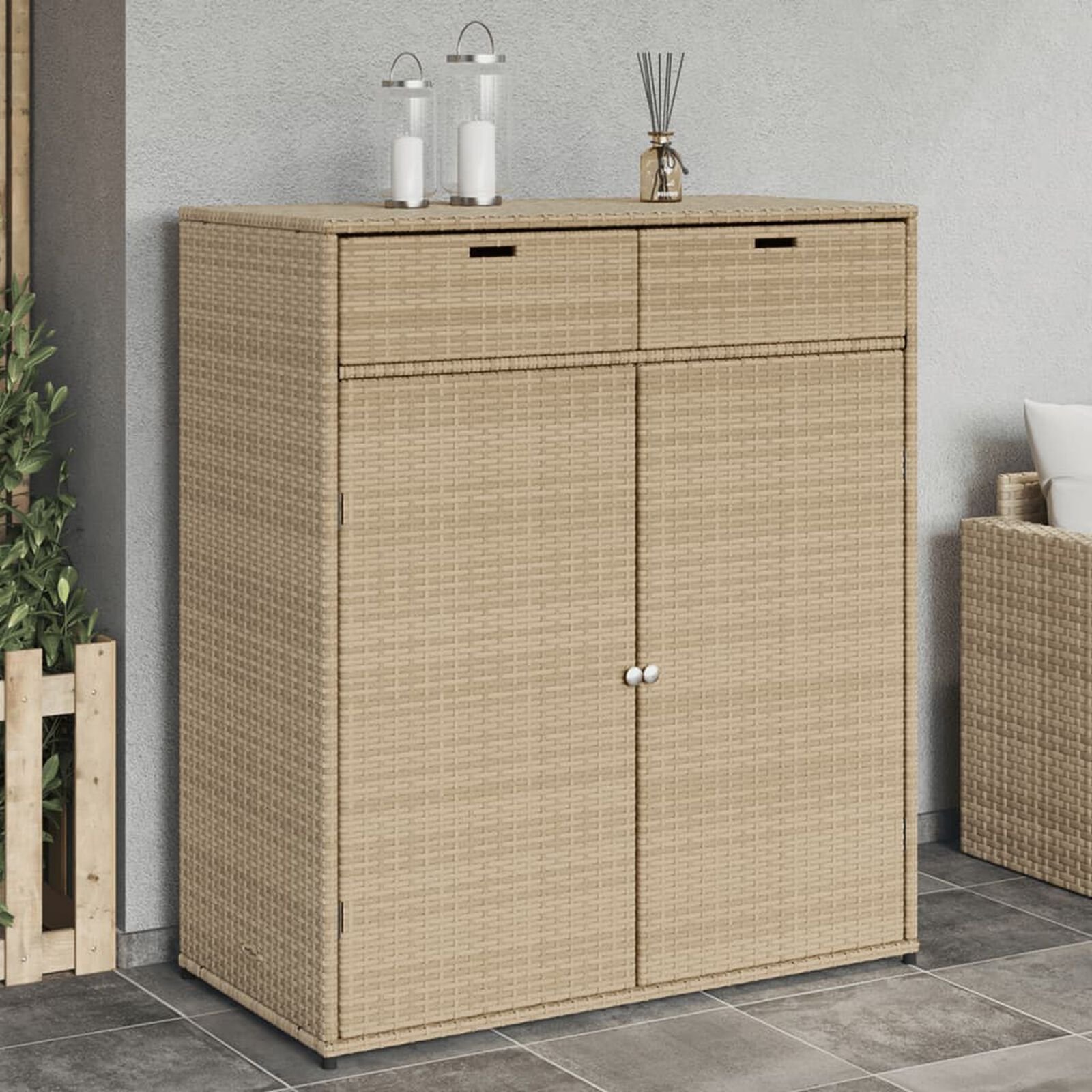 Mobilier d'extérieur  VidaXL 365566 Beige