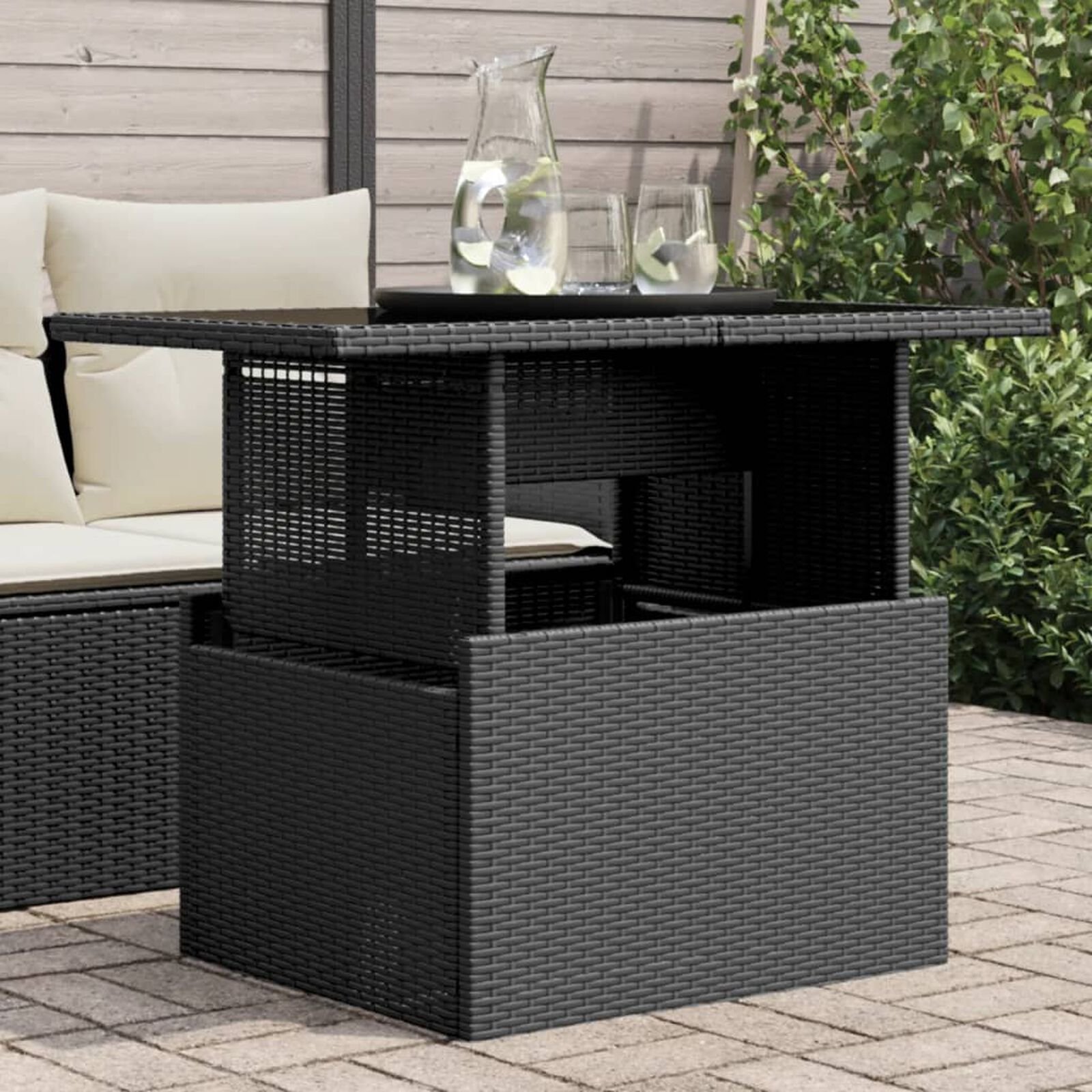 Mobilier d'extérieur  VidaXL 365970 Noir