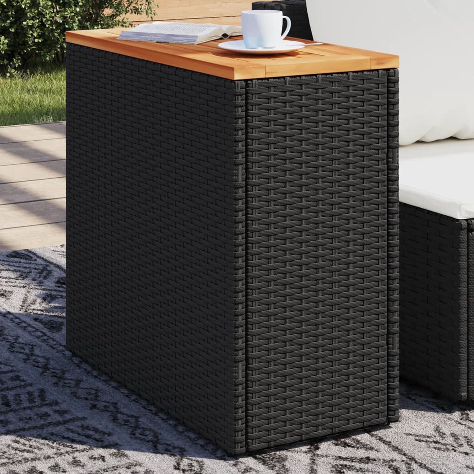 Mobilier d'extérieur  VidaXL 365983 Noir
