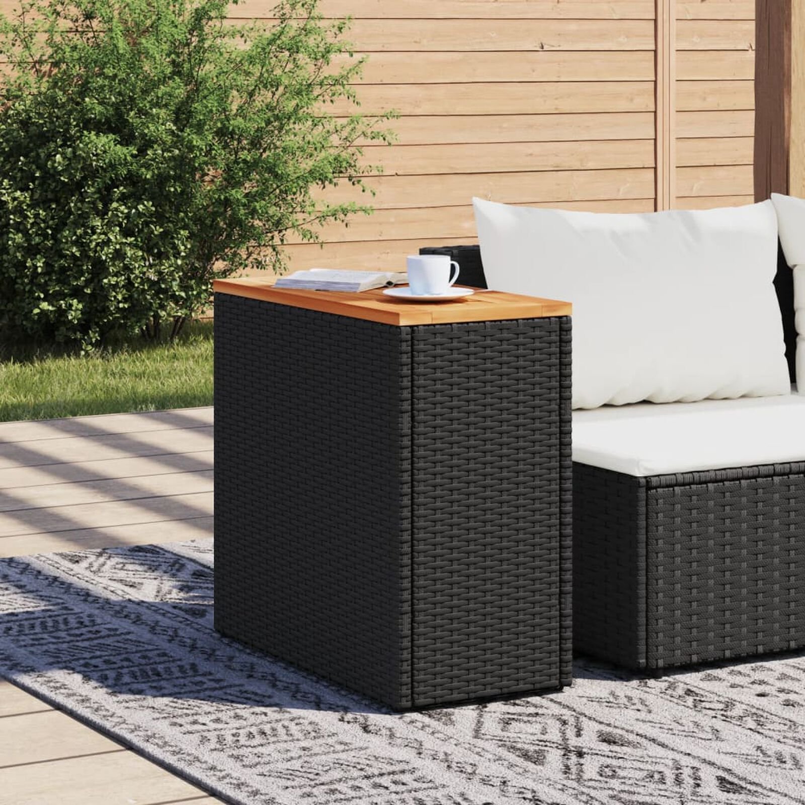 Mobilier d'extérieur  VidaXL 365983 Noir