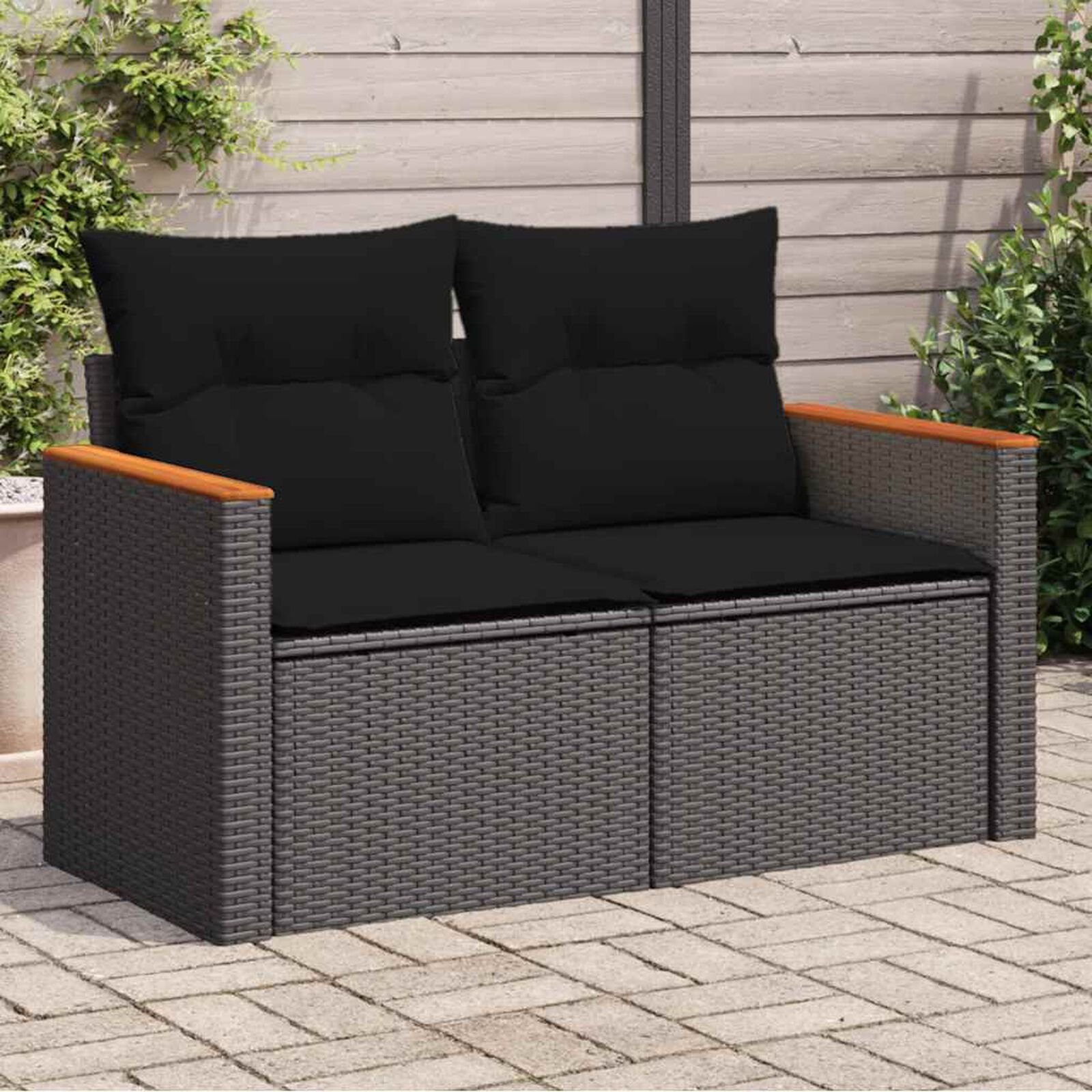 Mobilier d'extérieur  VidaXL 365993 Noir