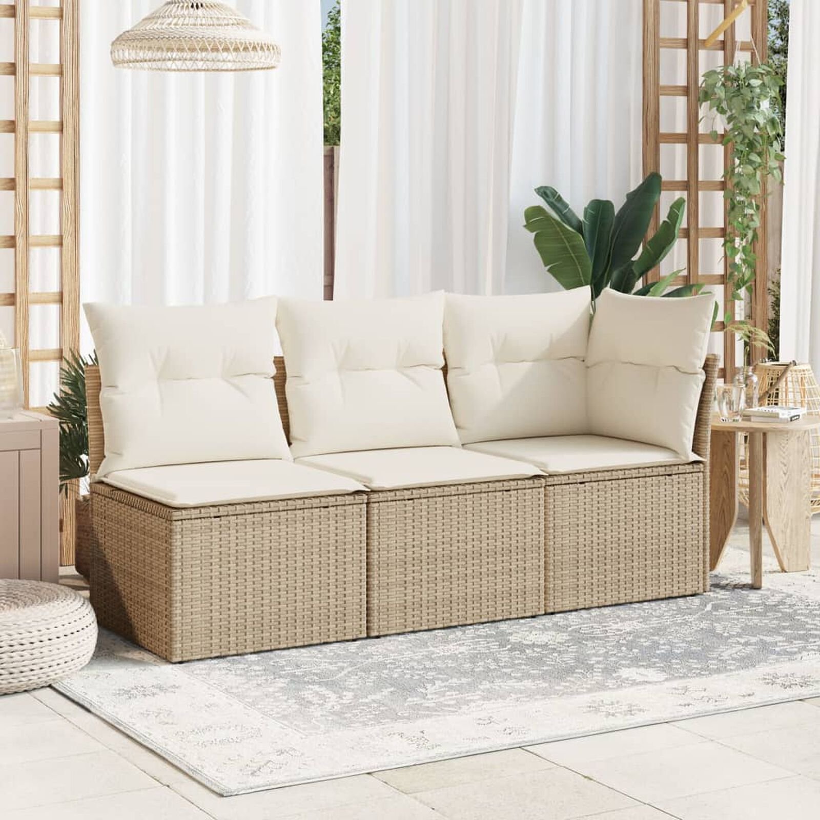 Mobilier d'extérieur  VidaXL 366076 Beige