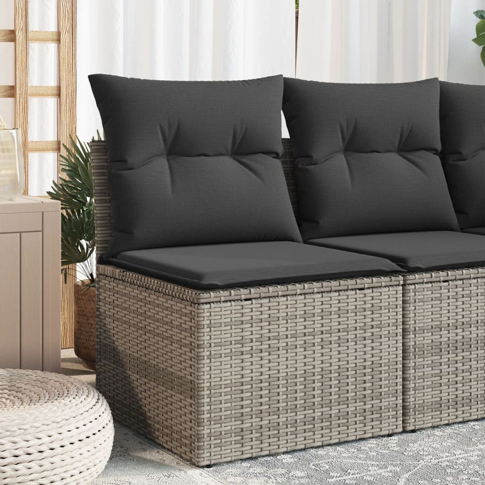 Mobilier d'extérieur  VidaXL 366135 Gris