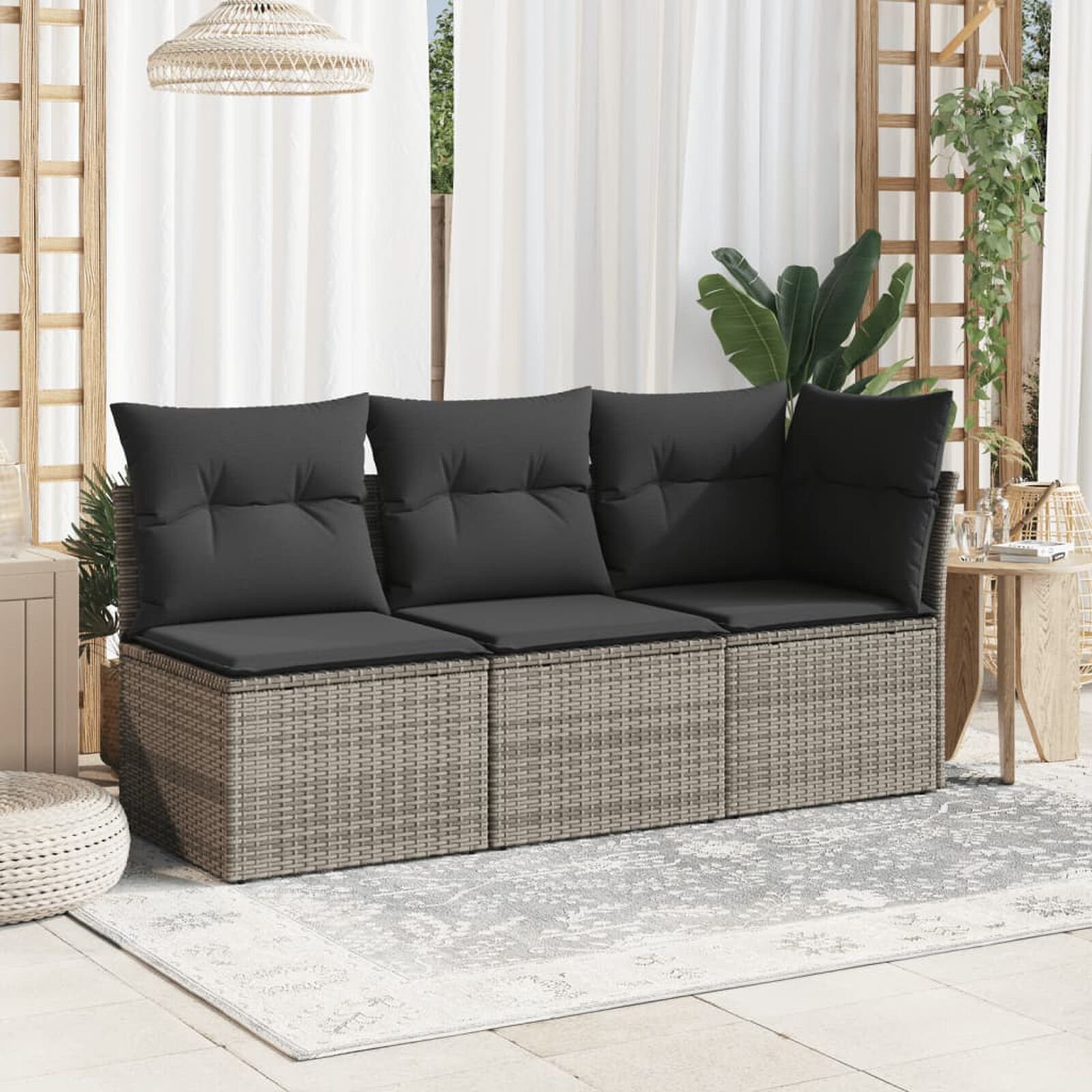 Mobilier d'extérieur  VidaXL 366135 Gris