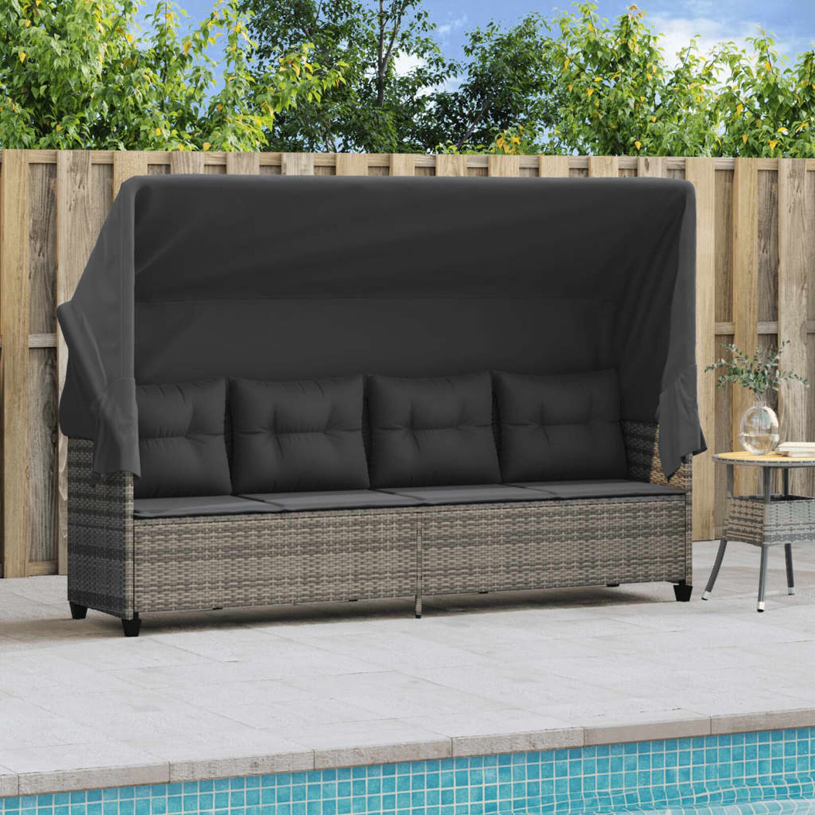 Mobilier d'extérieur  VidaXL 368337 Gris