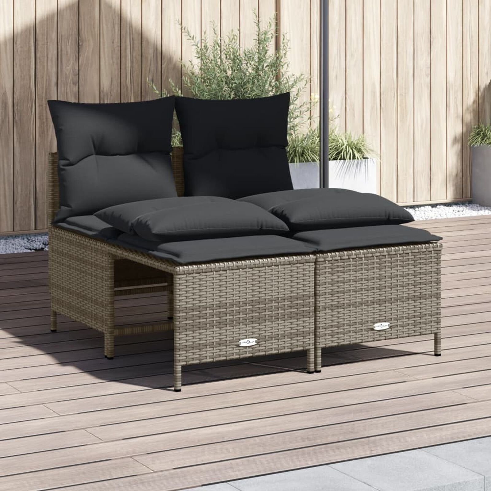 Mobilier d'extérieur  VidaXL 368373 gris