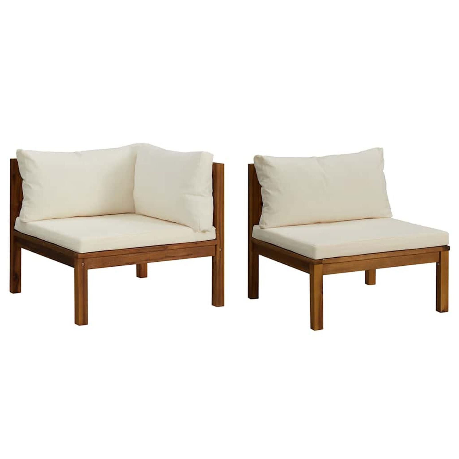 Mobilier d'extérieur  VidaXL 4106600 Blanc crème