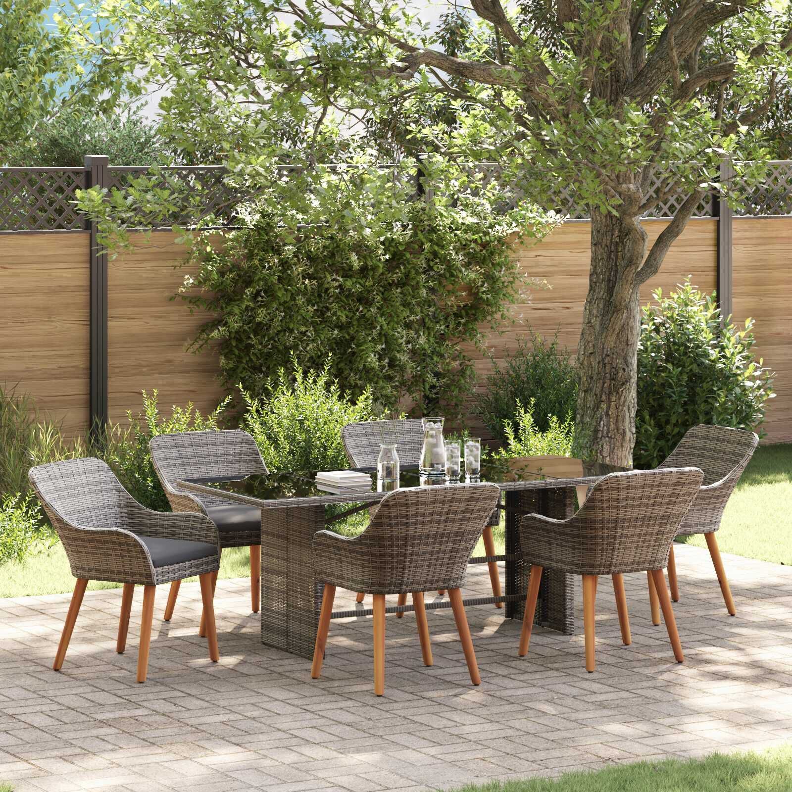 Mobilier d'extérieur  VidaXL 44157 Gris