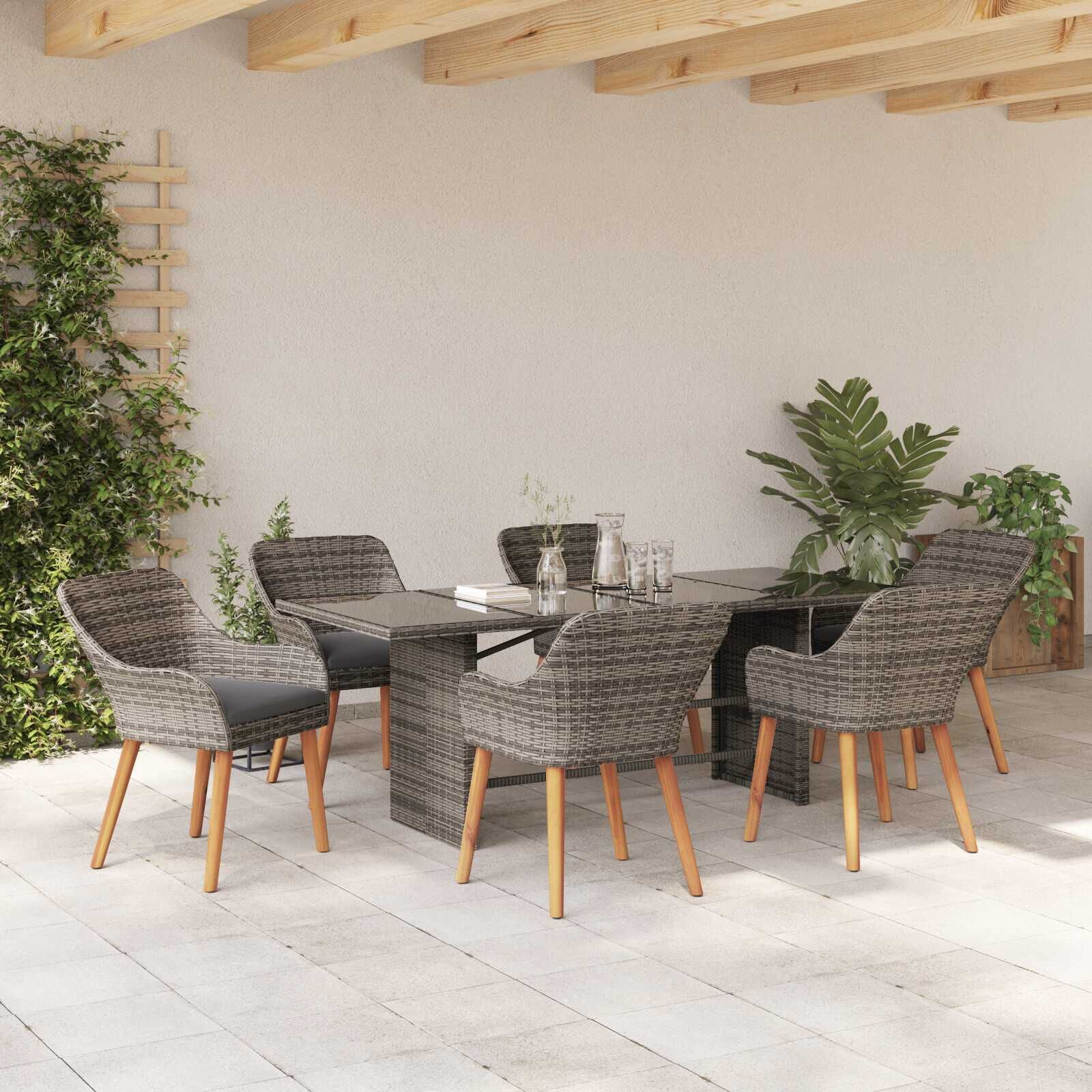 Mobilier d'extérieur  VidaXL 44157 Gris