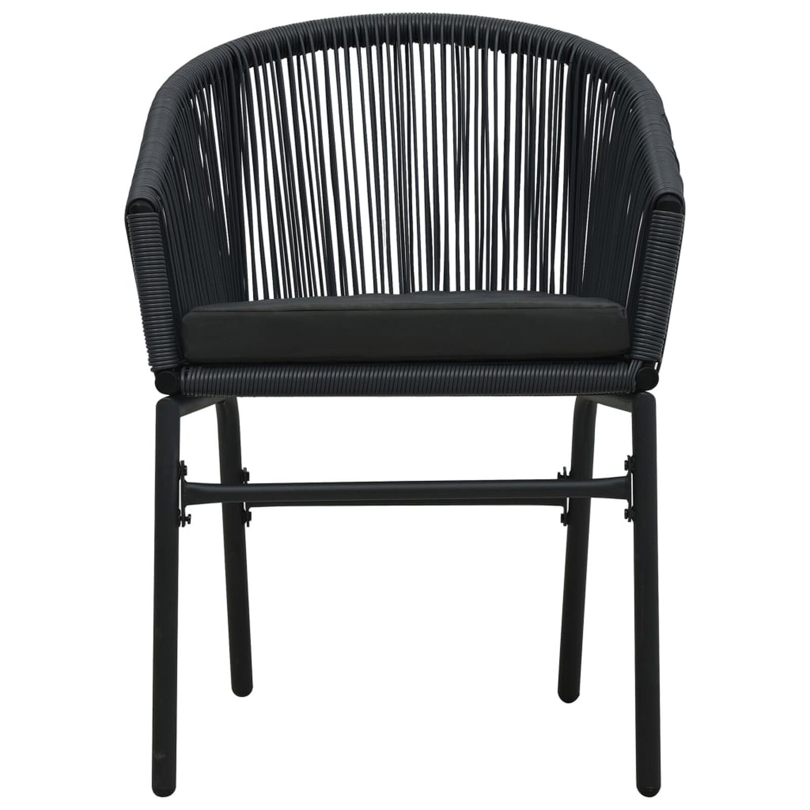 Mobilier d'extérieur  VidaXL 48135 Noir