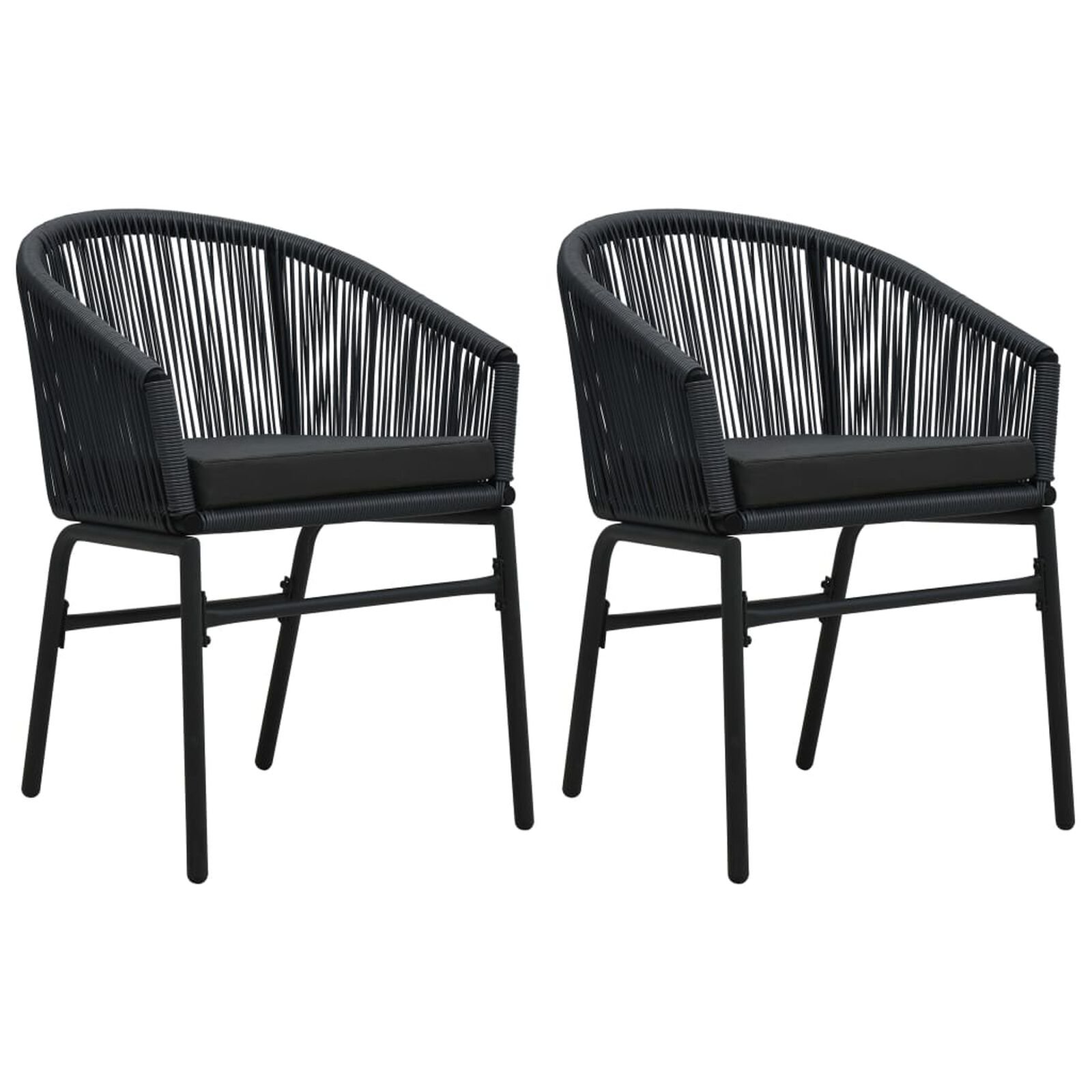 Mobilier d'extérieur  VidaXL 48135 Noir