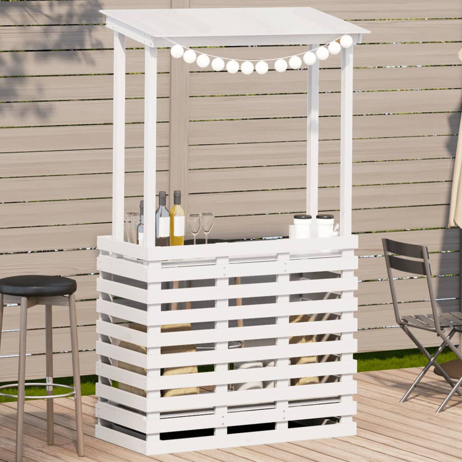 Mobilier d'extérieur  VidaXL 832535 Blanc