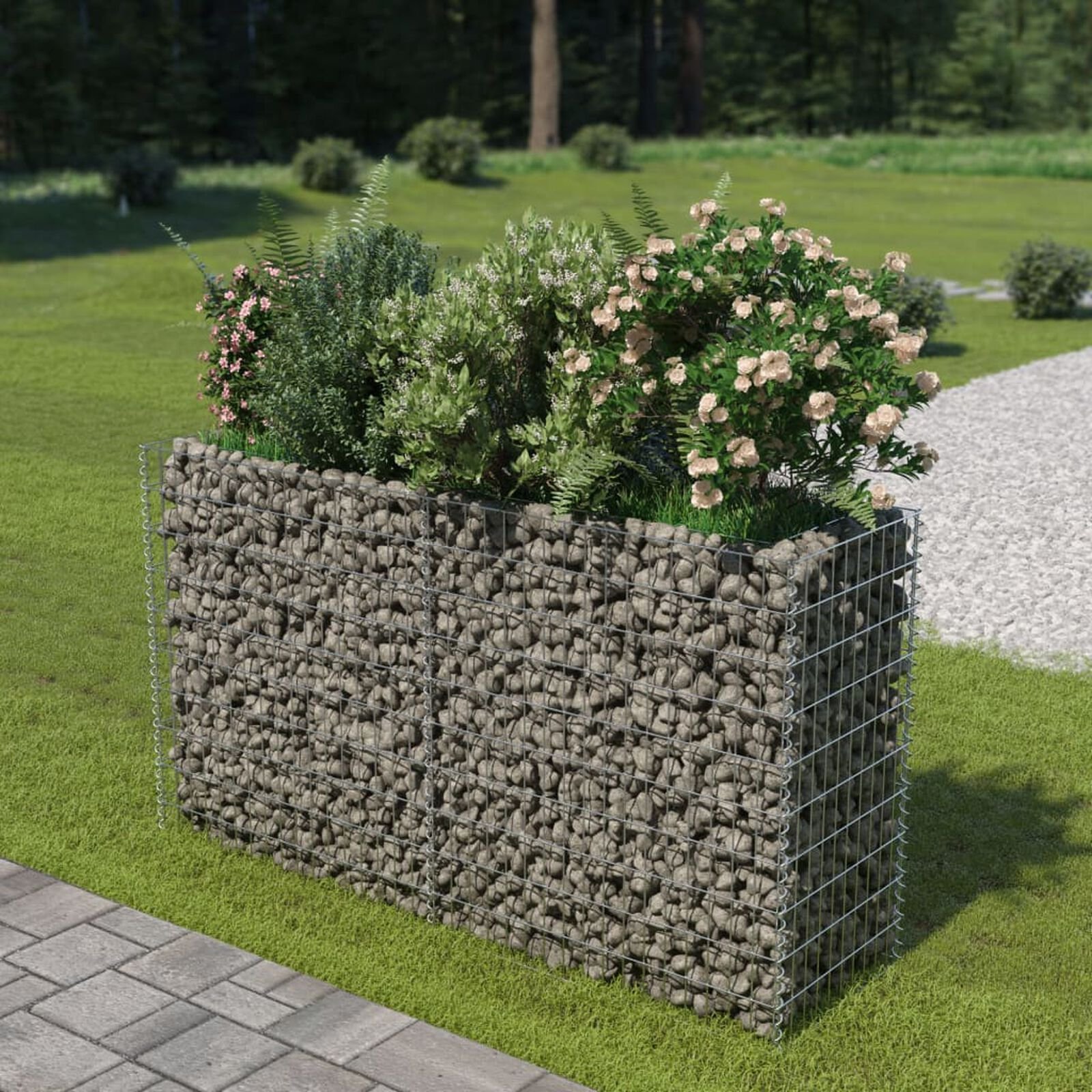 Pelouse et jardin   VidaXL 151305 Gris