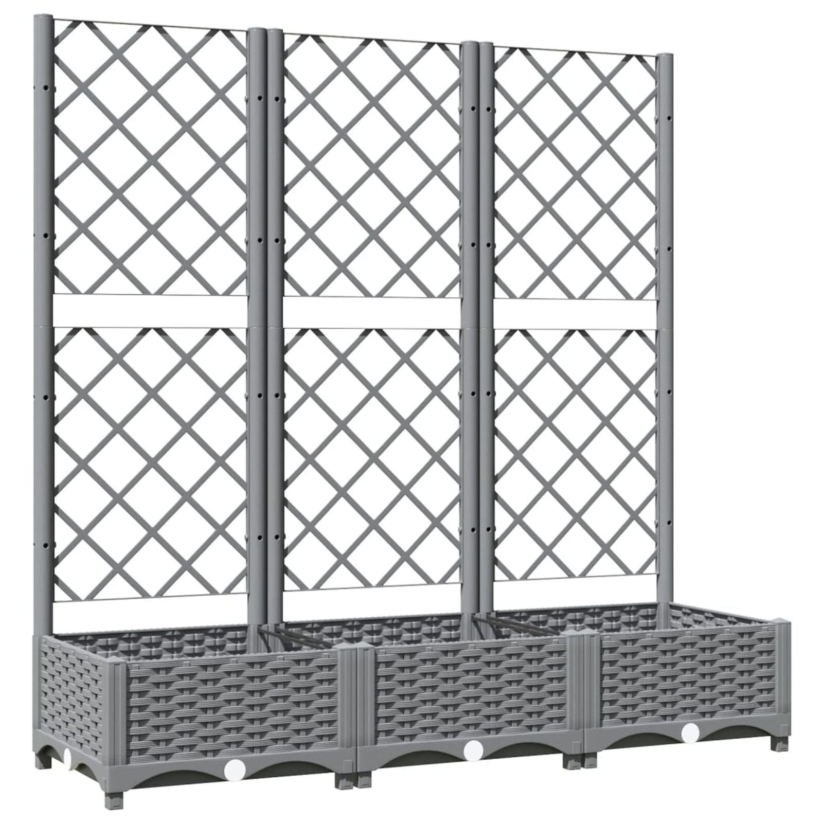 Pelouse et jardin   VidaXL 153273 Gris clair