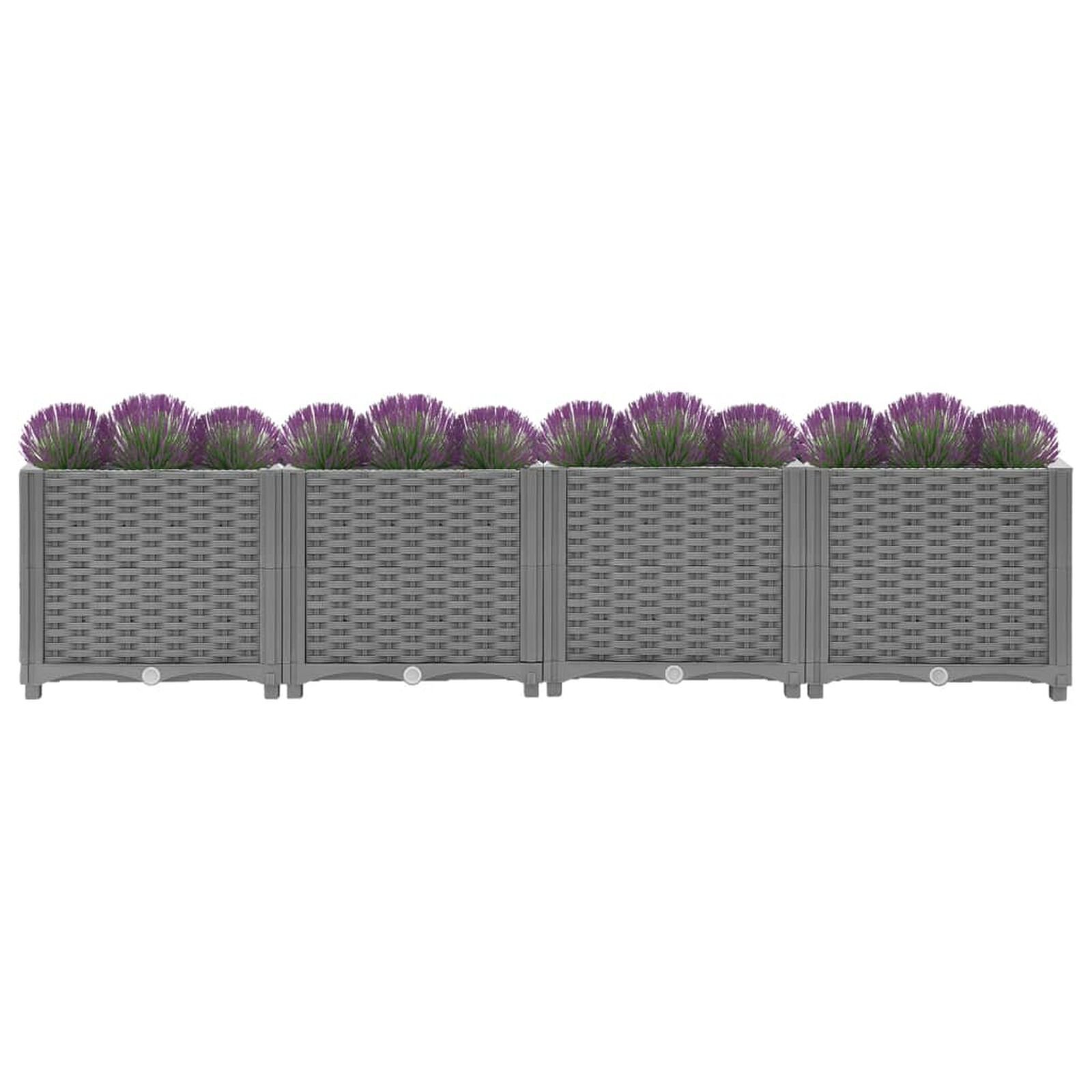 Pelouse et jardin   VidaXL 153296 gris clair