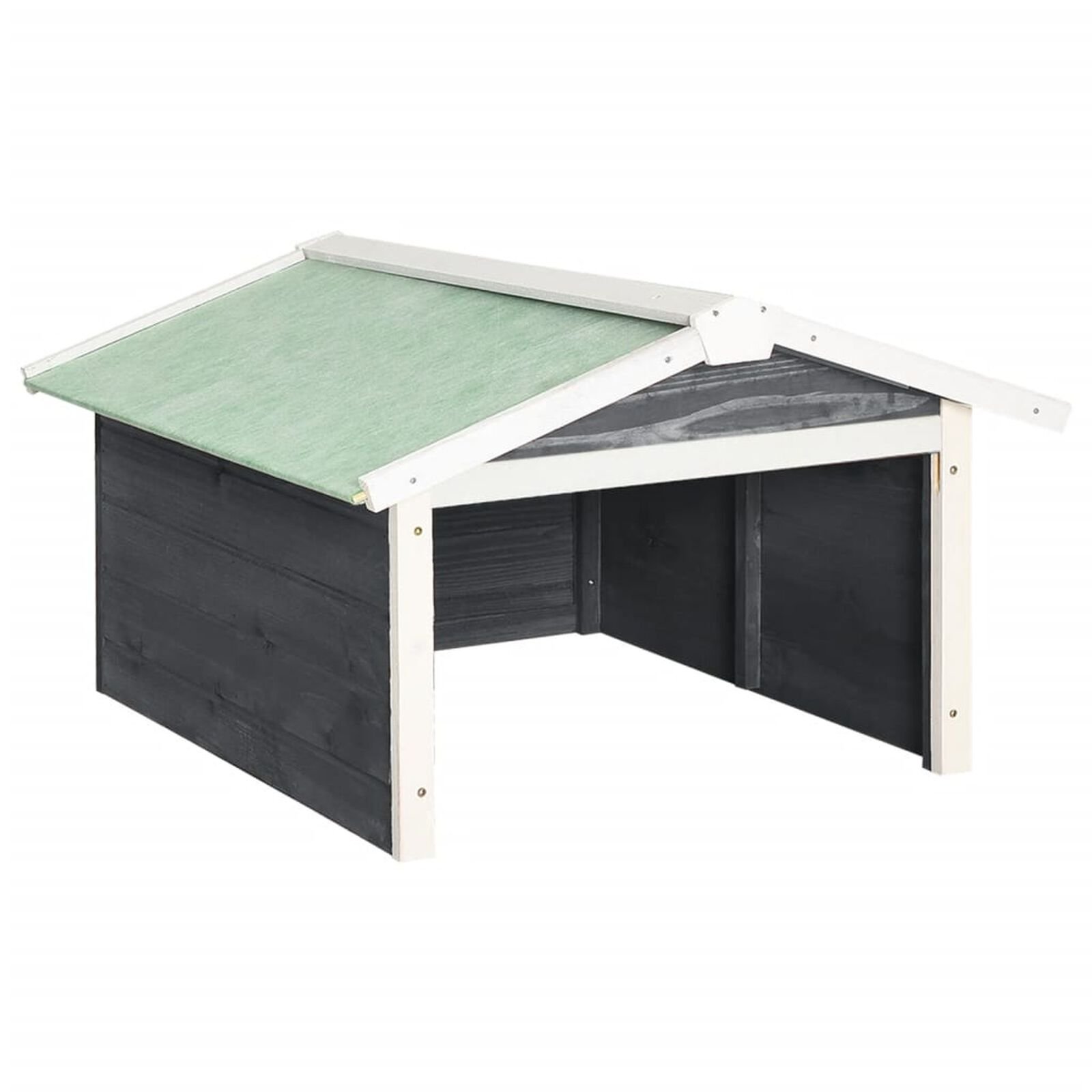 Pelouse et jardin   VidaXL 170879 Gris/blanc
